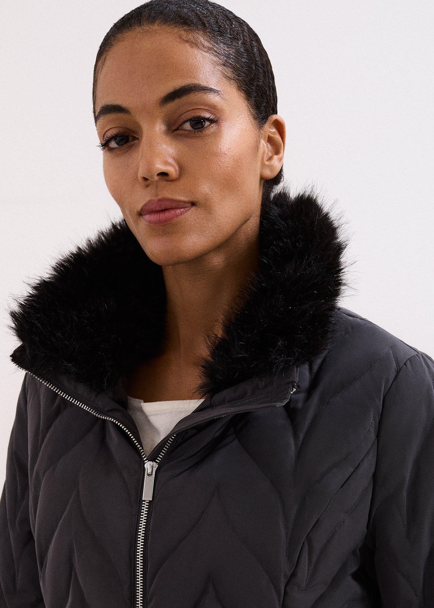${product-id}-Hollie Charcoal Midi Quilted Puffer-Charcoal-${view-type}