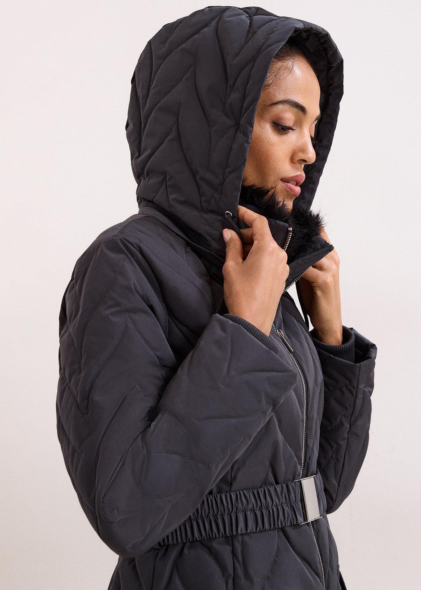 ${product-id}-Hollie Charcoal Midi Quilted Puffer-Charcoal-${view-type}
