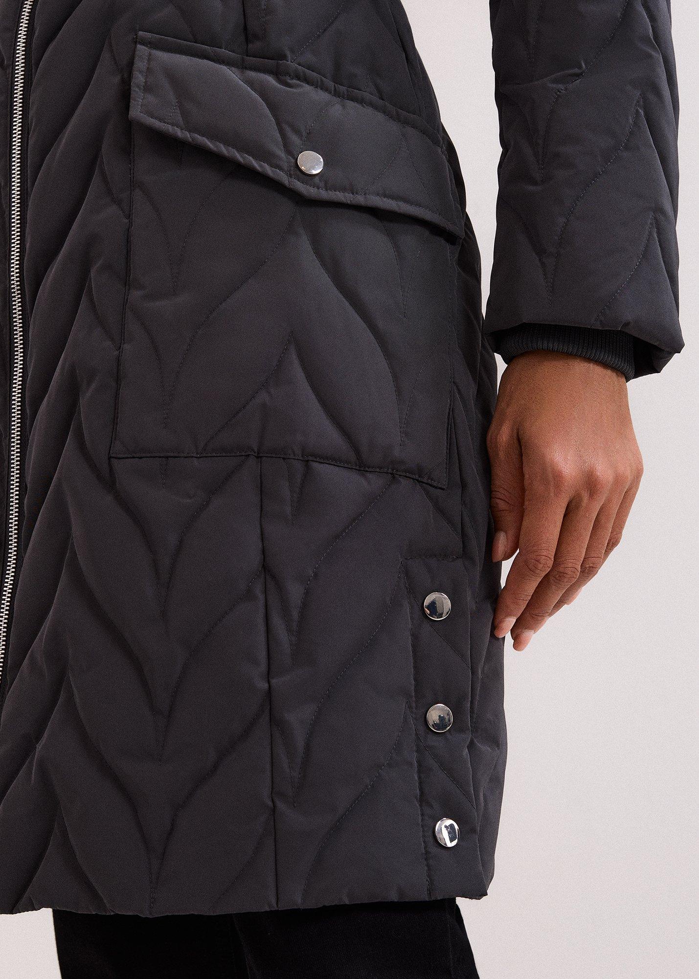 ${product-id}-Hollie Charcoal Midi Quilted Puffer-Charcoal-${view-type}