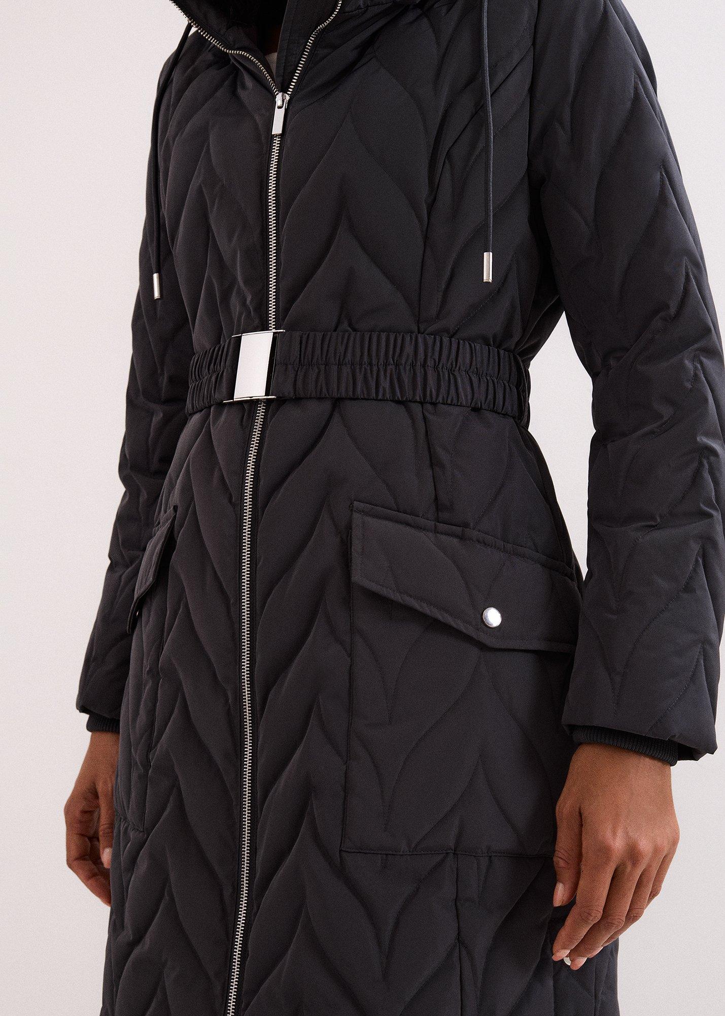 ${product-id}-Petite Hollie Charcoal Midi Quilted Puffer-Grey-${view-type}