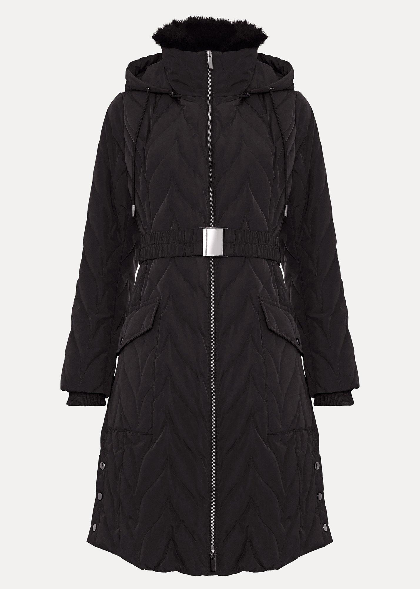 ${product-id}-Petite Hollie Charcoal Midi Quilted Puffer-Grey-${view-type}