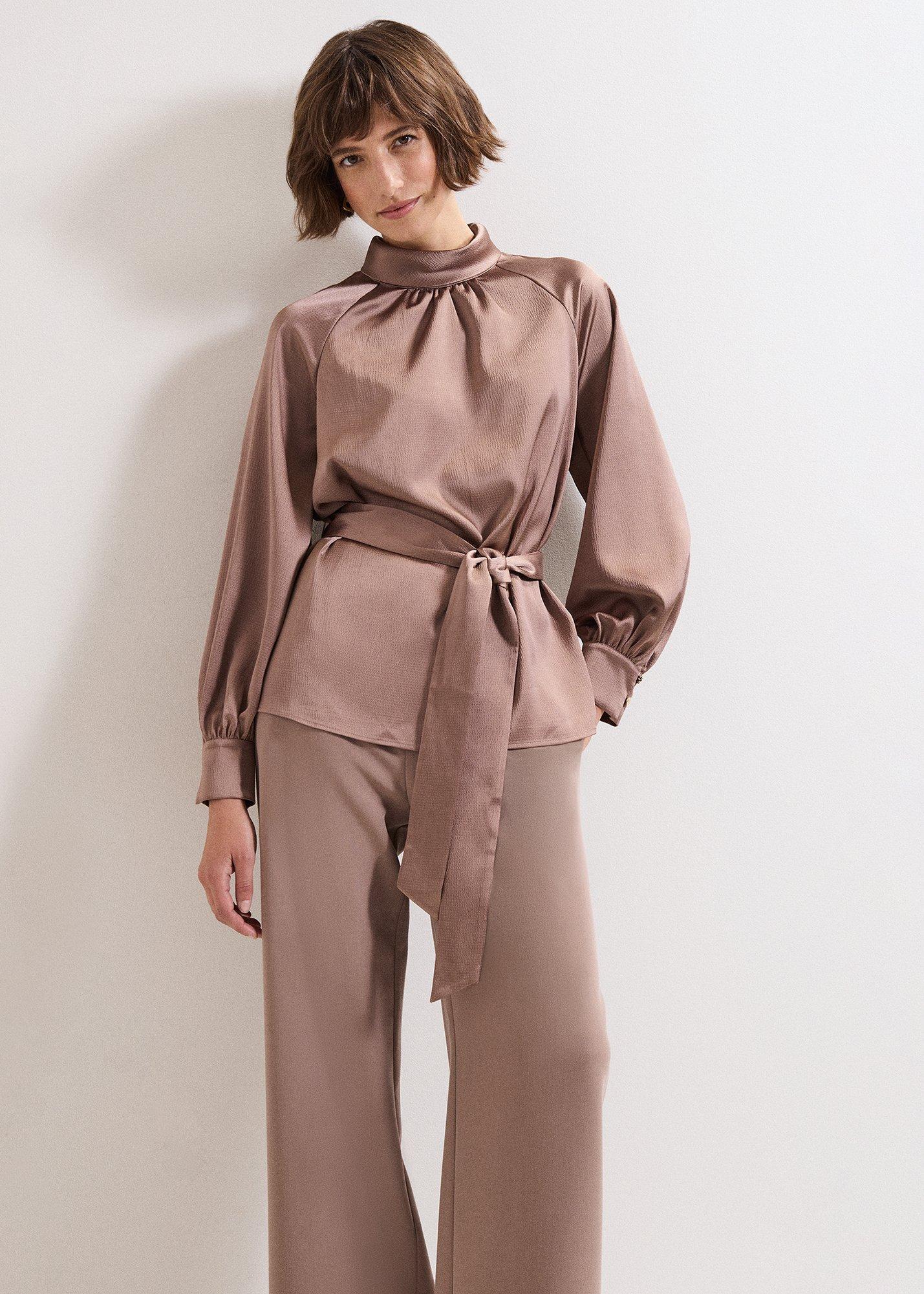 Celene Satin Blouse