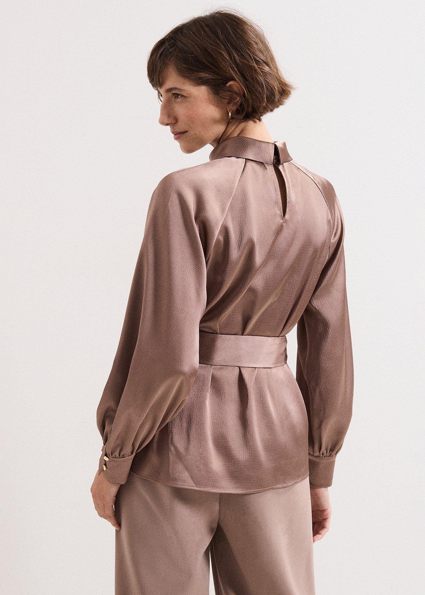 Celene Satin Blouse