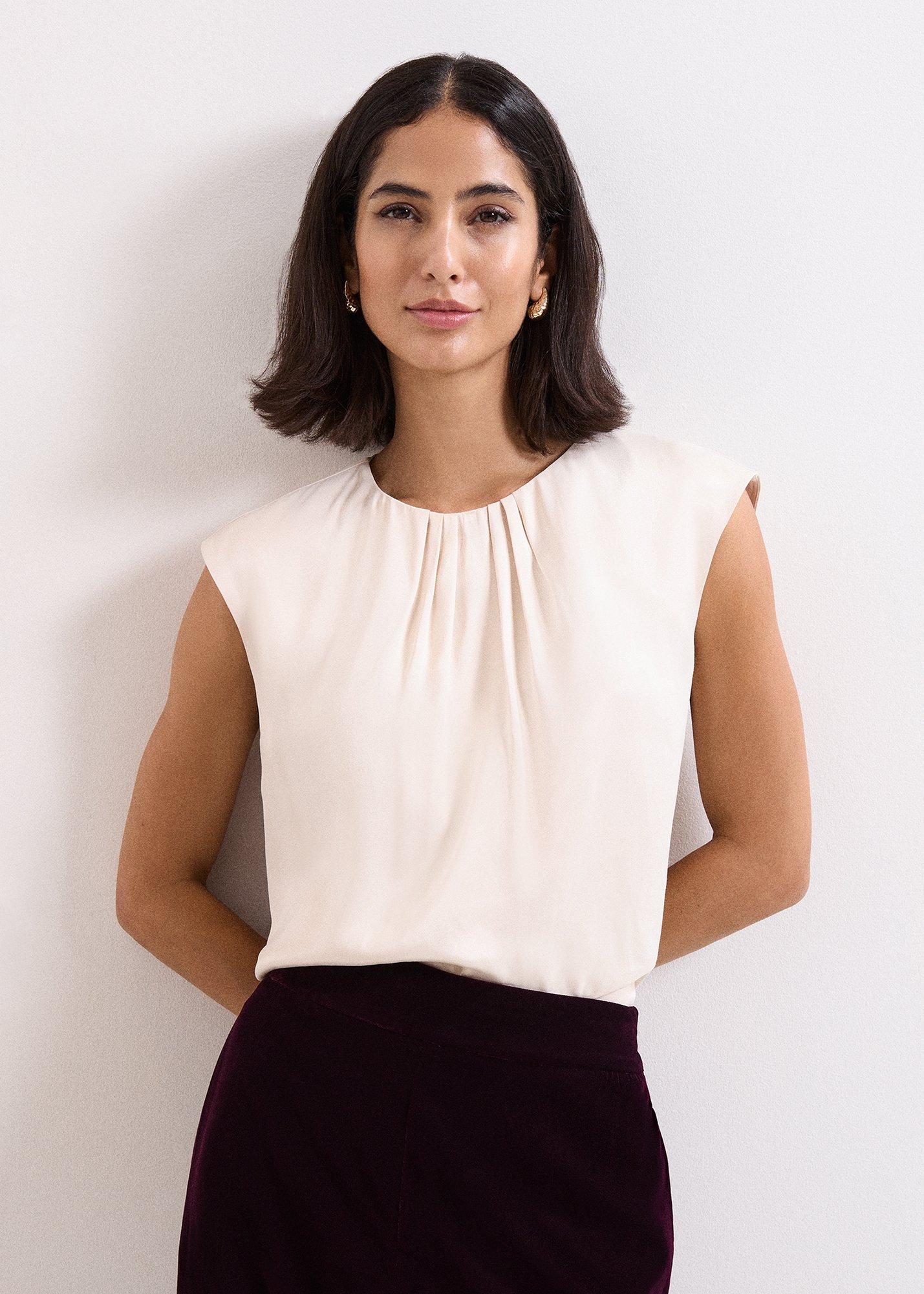 Elsie Satin Top