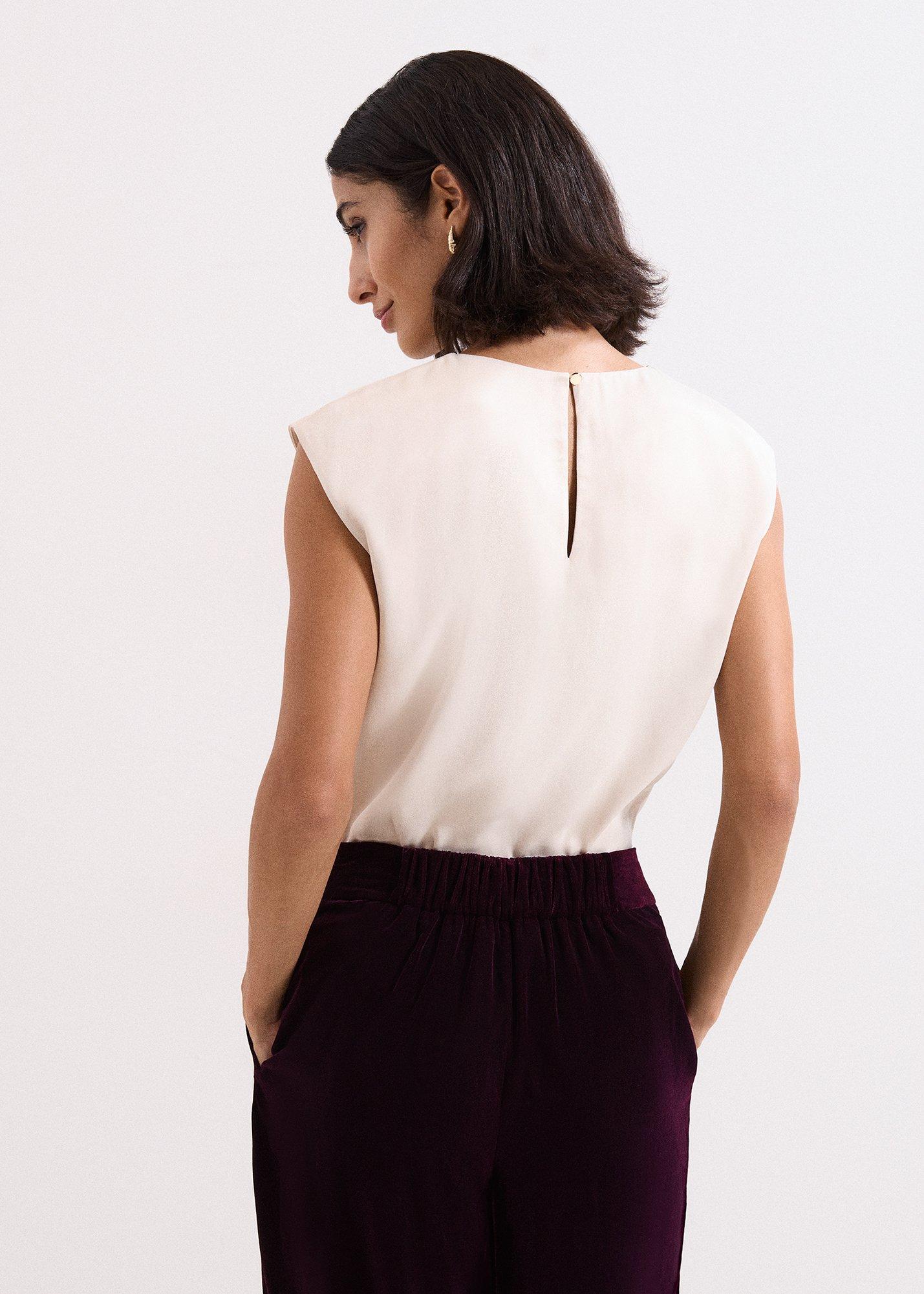 Elsie Satin Top