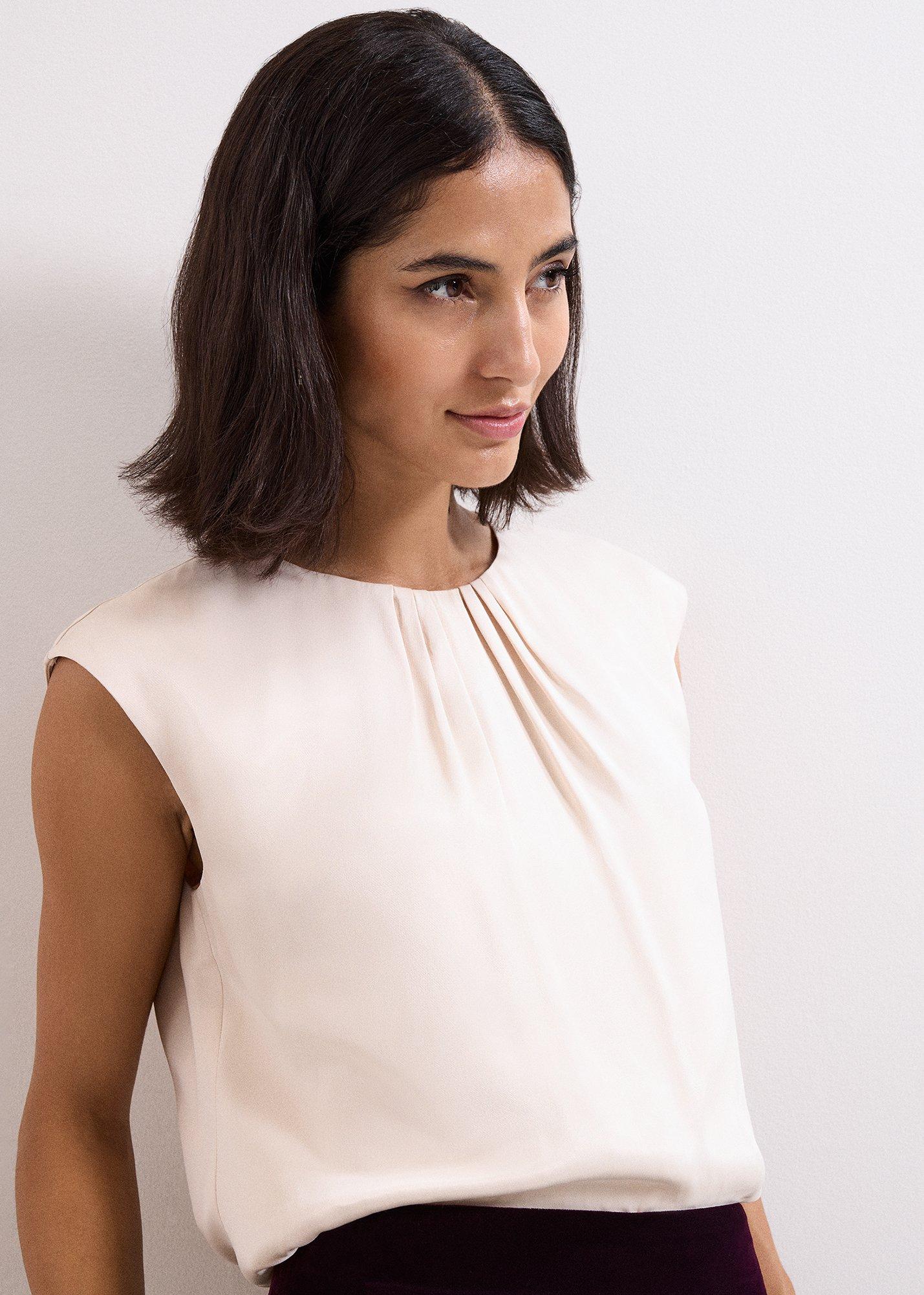 ${product-id}-Elsie Satin Pleat Top-Ivory-${view-type}