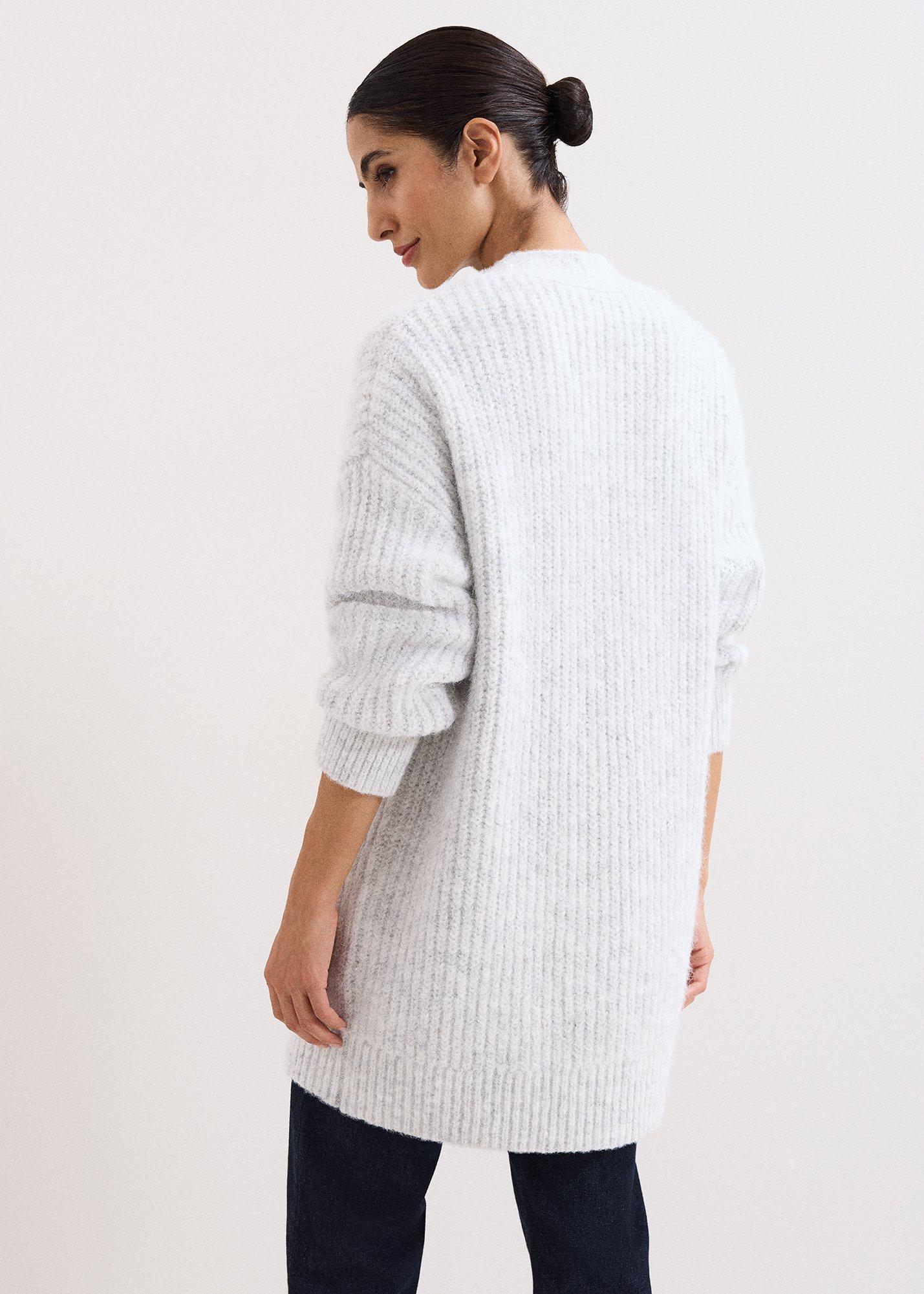 Marianne Grey Longline Cardigan