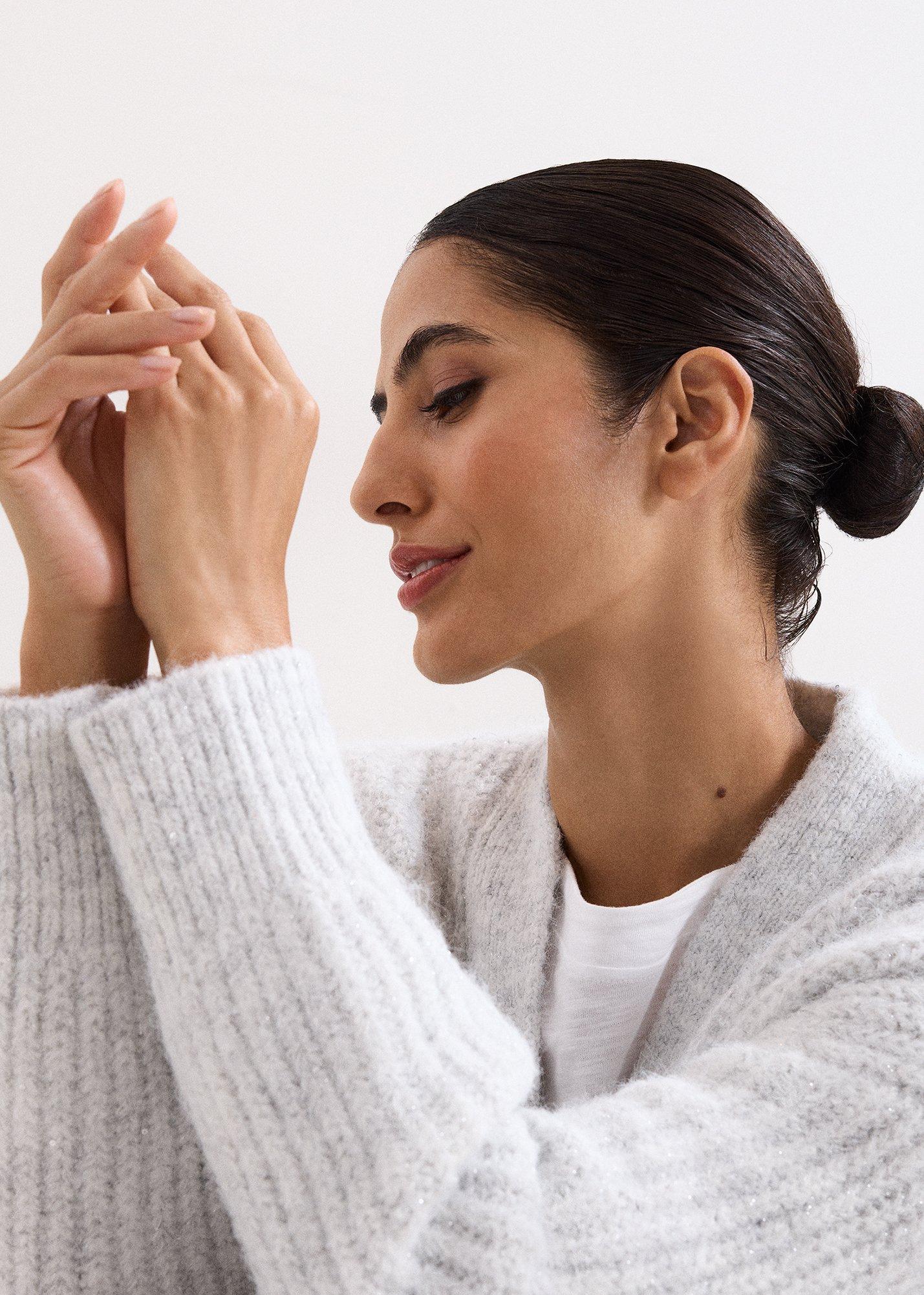 ${product-id}-Marianne Sequin Textured Cardigan-Pale Grey-${view-type}