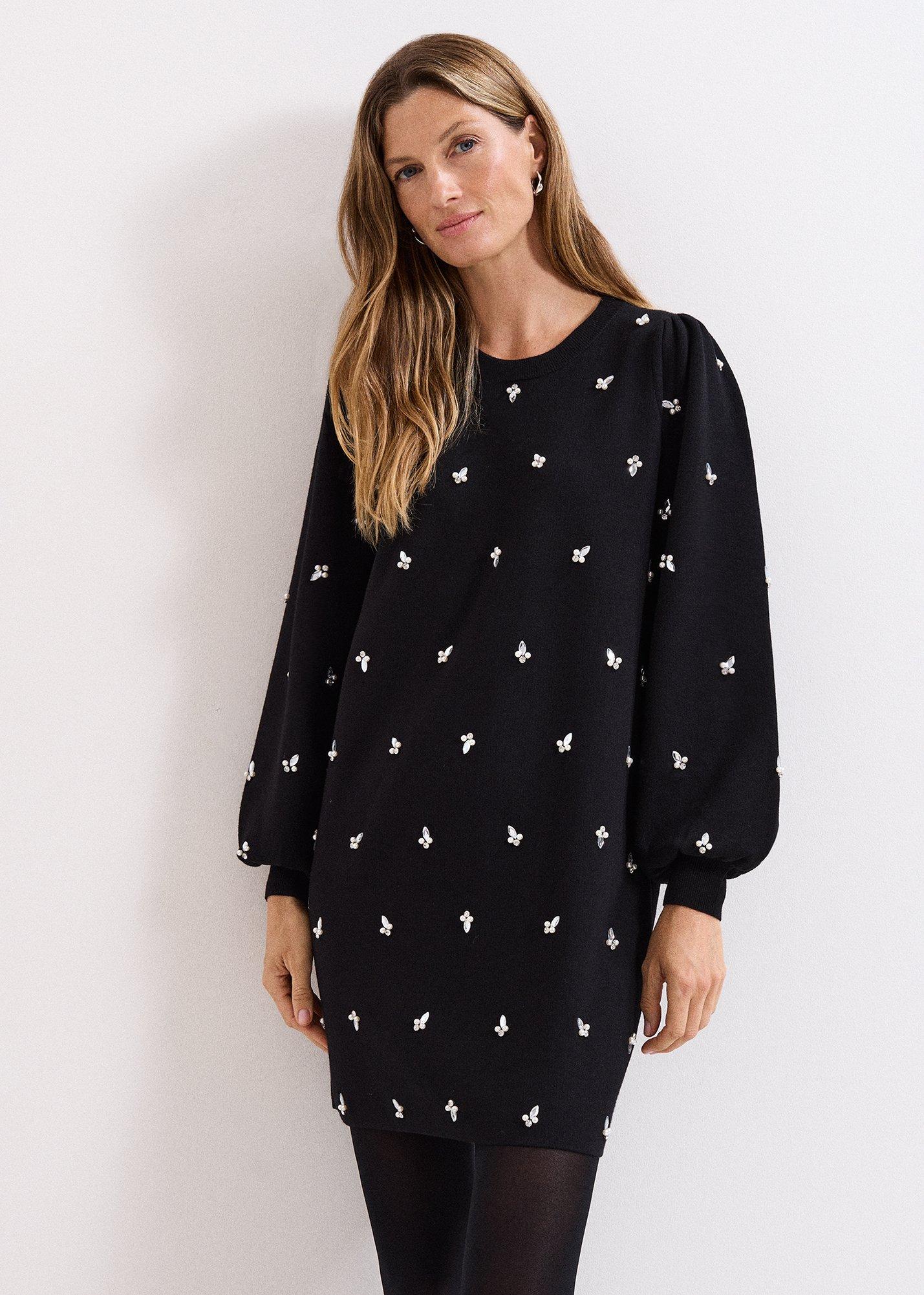 Cindy Jewelled Jumper Dress
