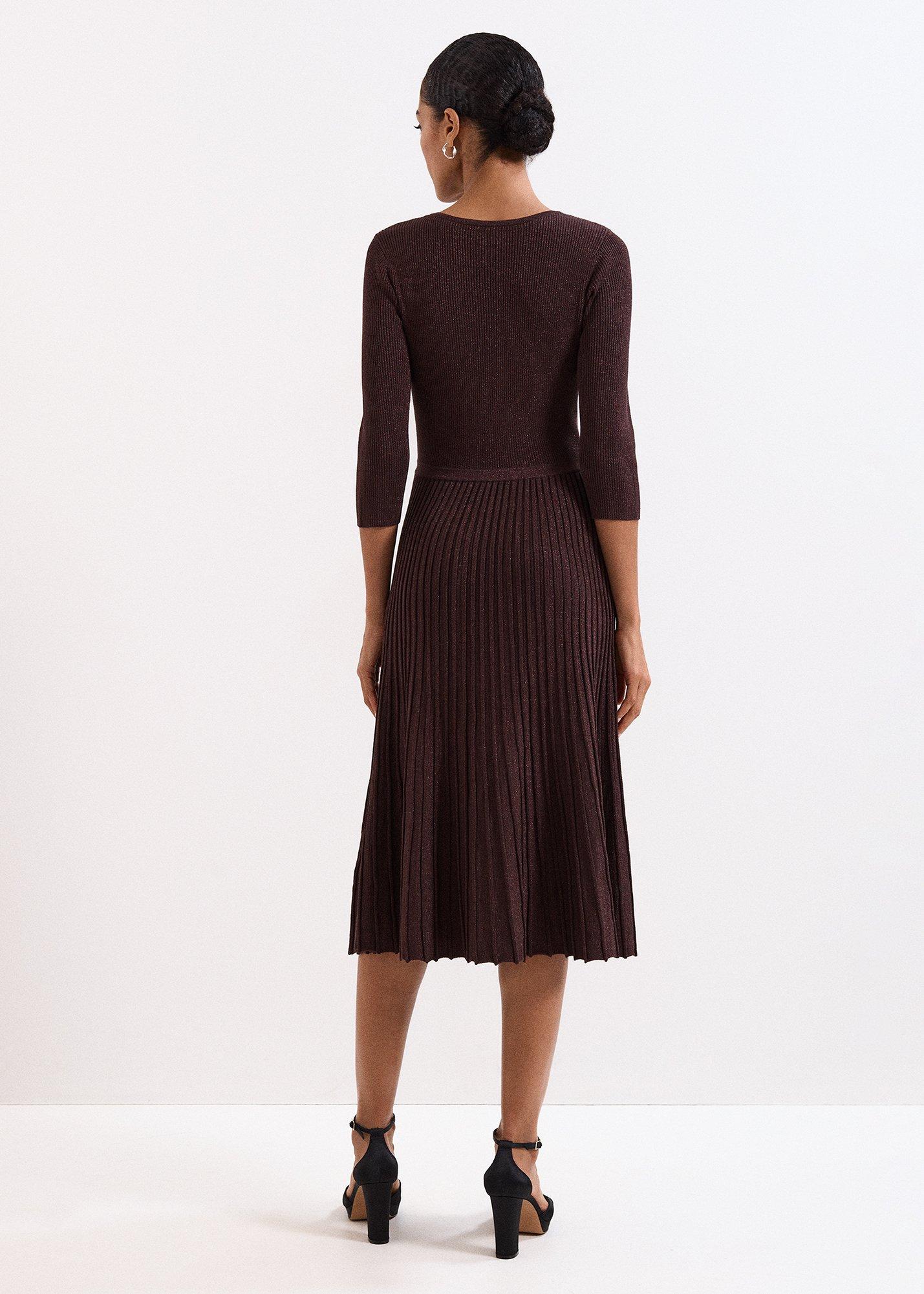 Mina Shimmer Midi Dress