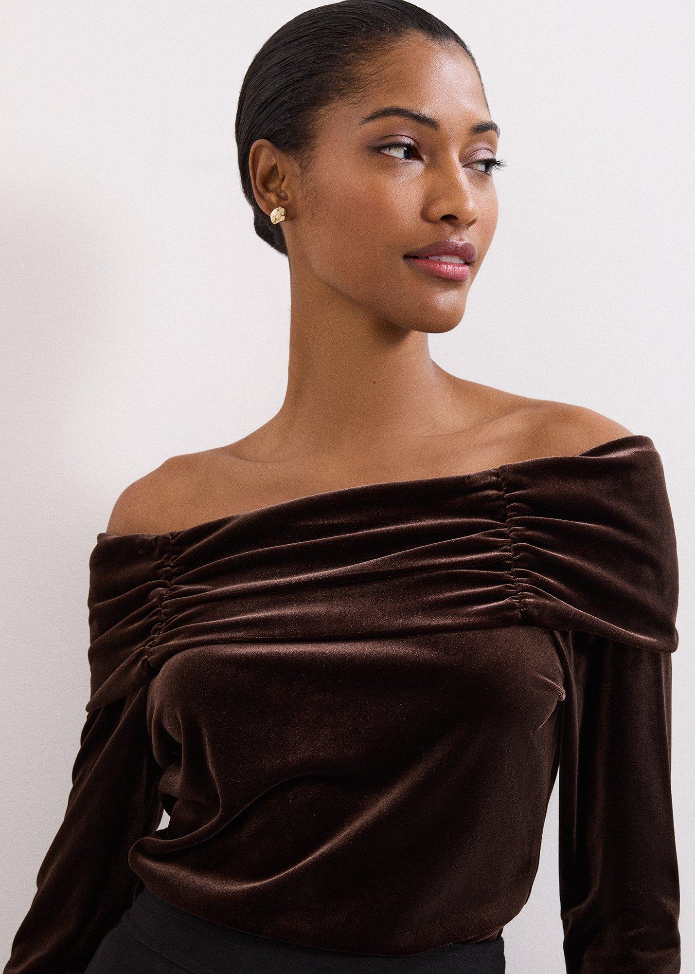 Orelia Velvet Top