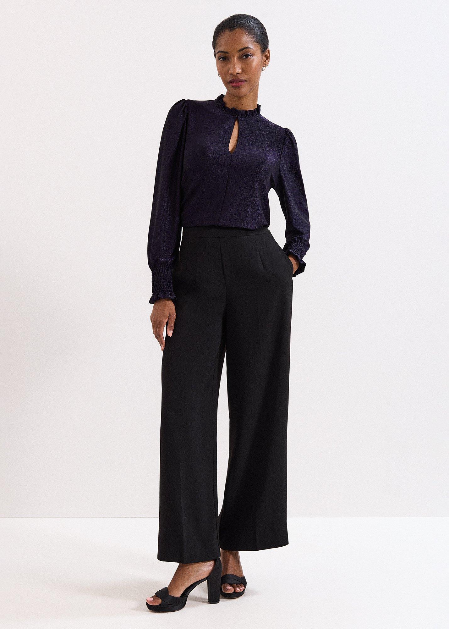 ${product-id}-Imogen Frill Detail Shimmer Top-Purple-${view-type}