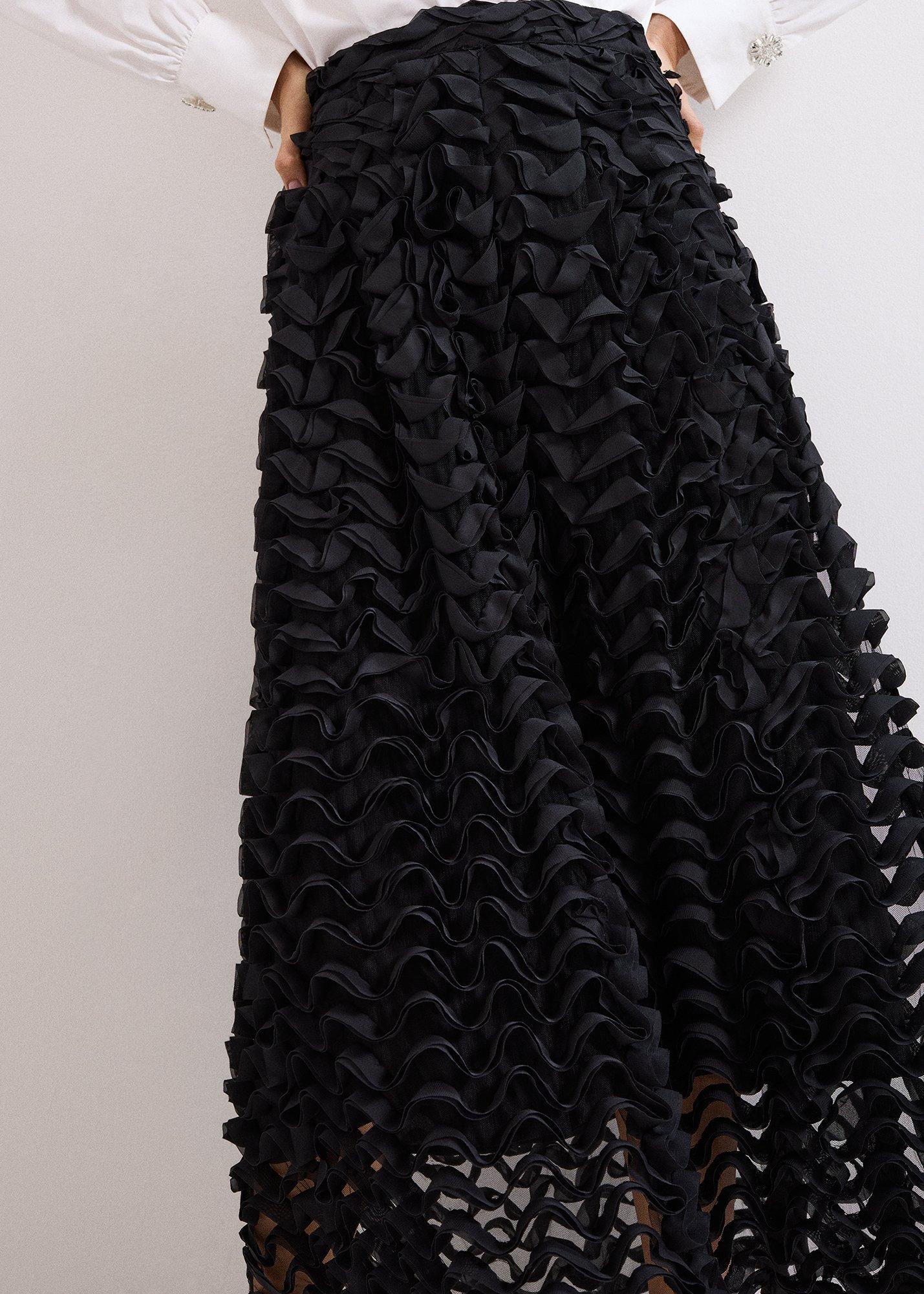 ${product-id}-Talis Textured Tulle Full Midi Skirt-Black-${view-type}