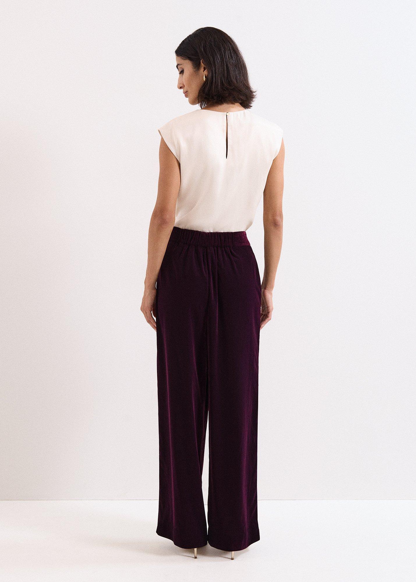 Valentina Velvet Trouser