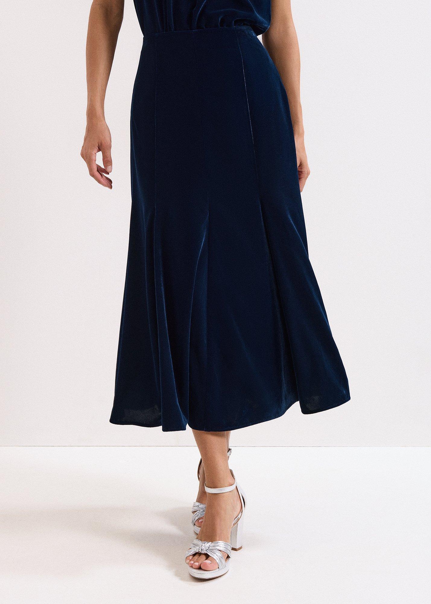 ${product-id}-Eilish Velvet Midi Skirt-Navy-${view-type}