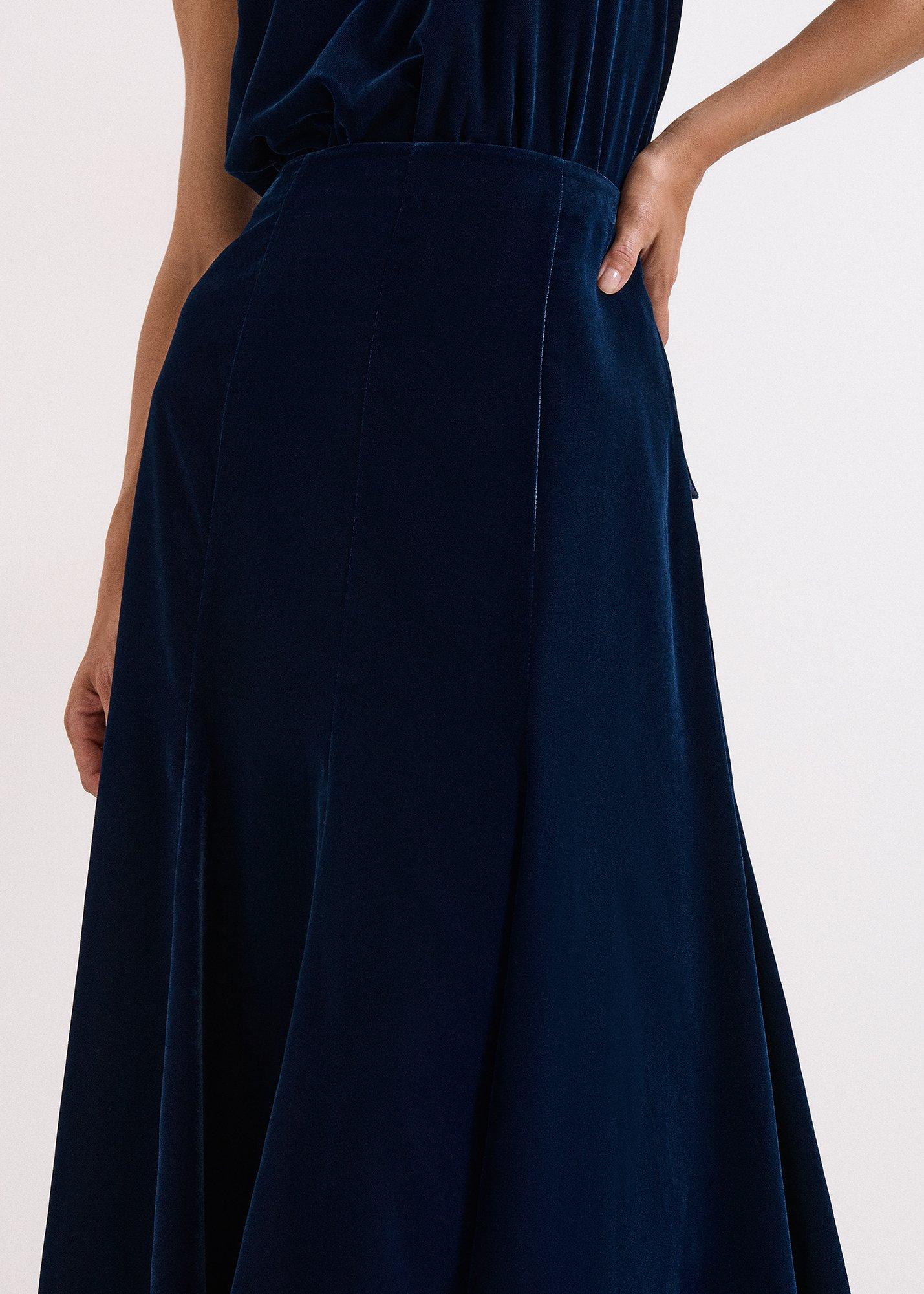 ${product-id}-Eilish Velvet Midi Skirt-Navy-${view-type}