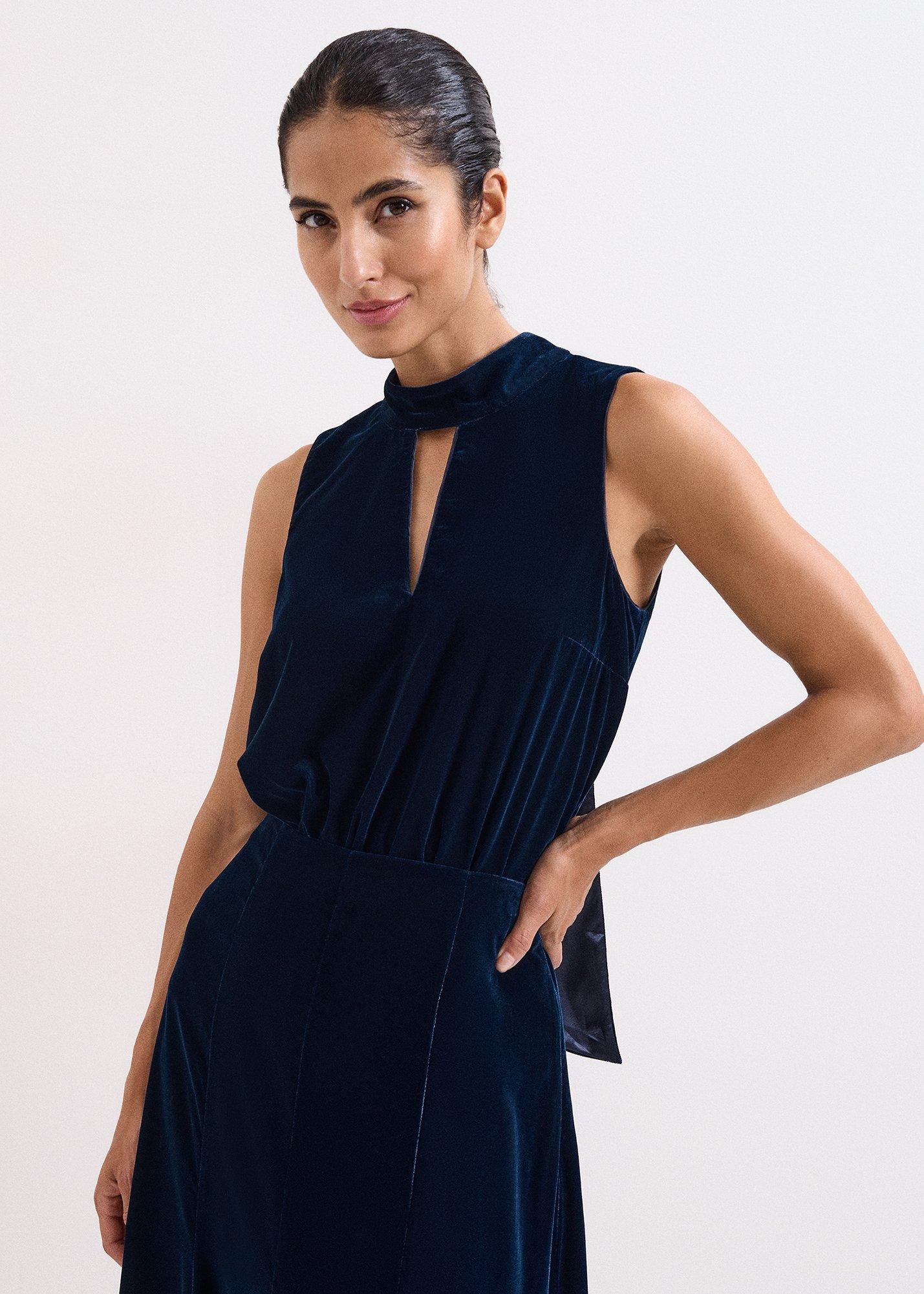 ${product-id}-Eilish Velvet Midi Skirt-Navy-${view-type}