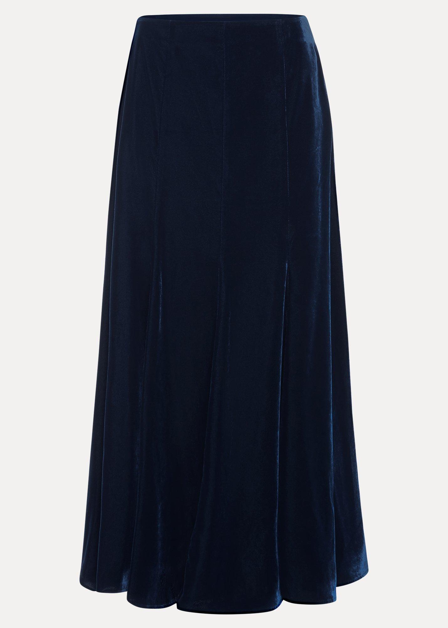 ${product-id}-Eilish Velvet Midi Skirt-Navy-${view-type}