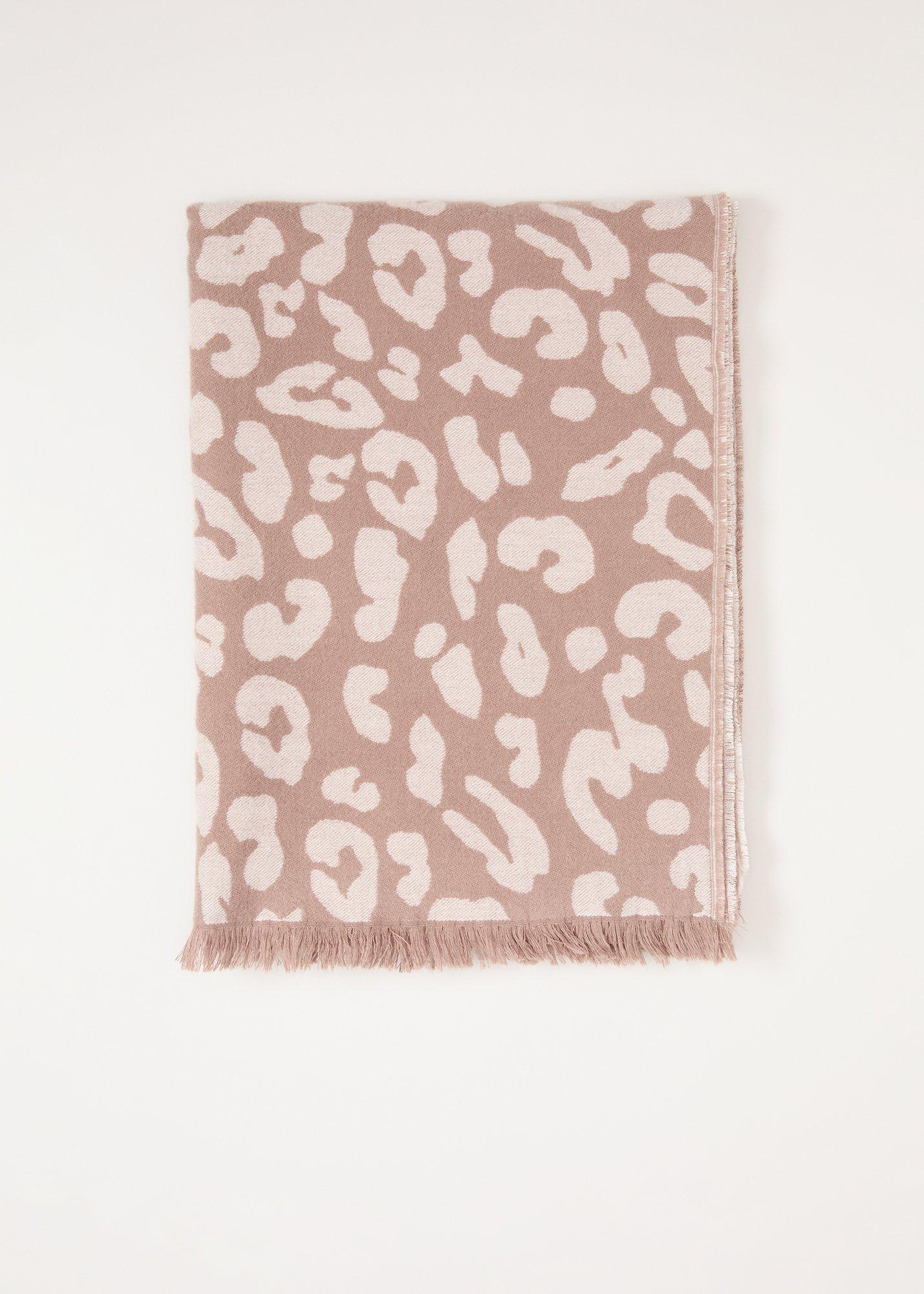 Mocha Leopard Scarf