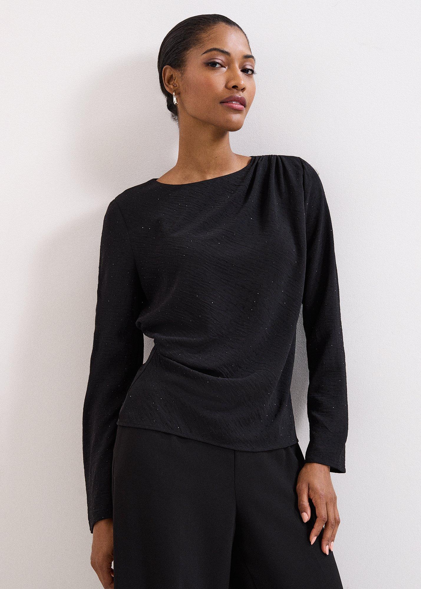 Petite Noa Drape Top