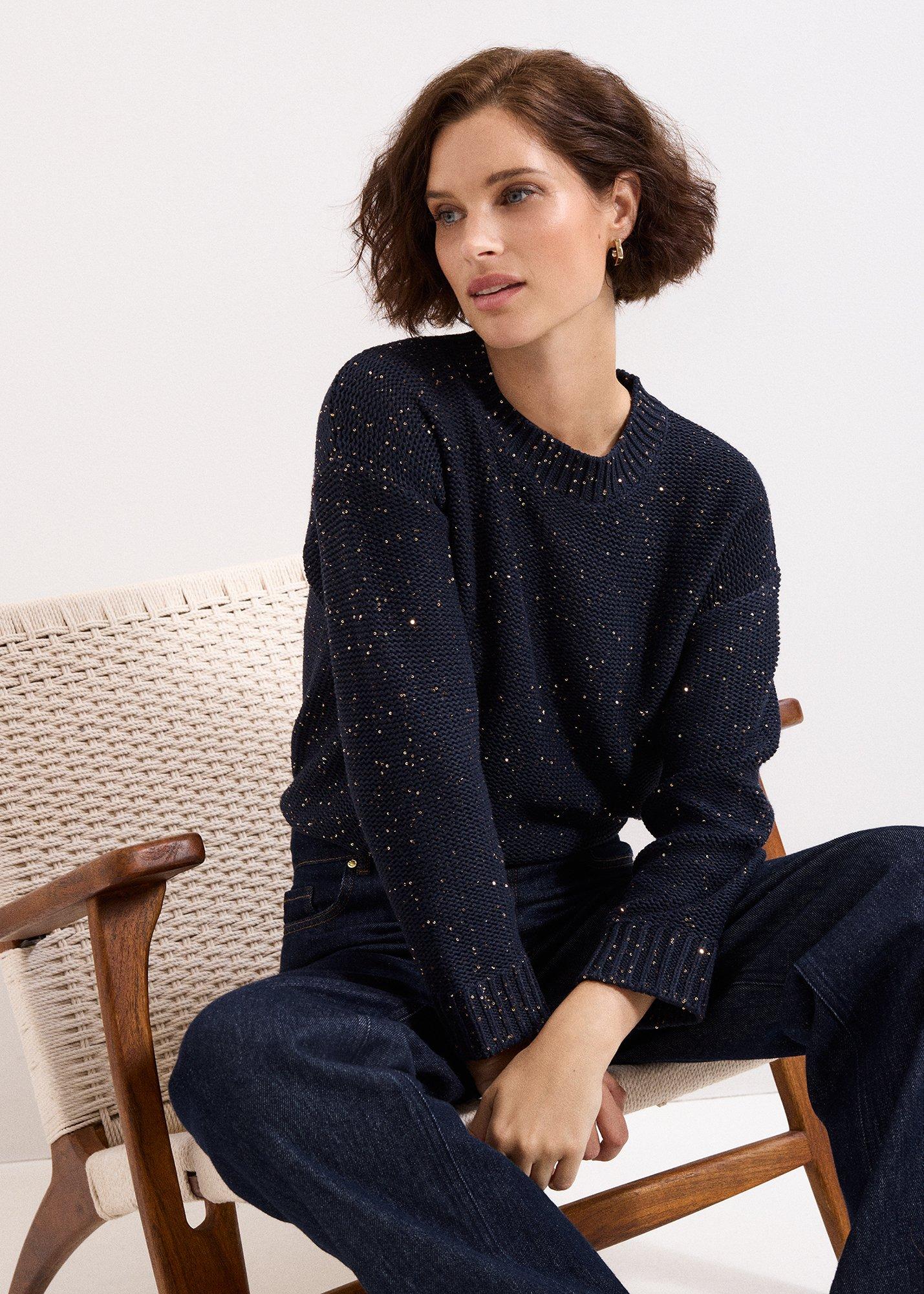 ${product-id}-Amelie Sequin Boxy Jumper-Navy-${view-type}