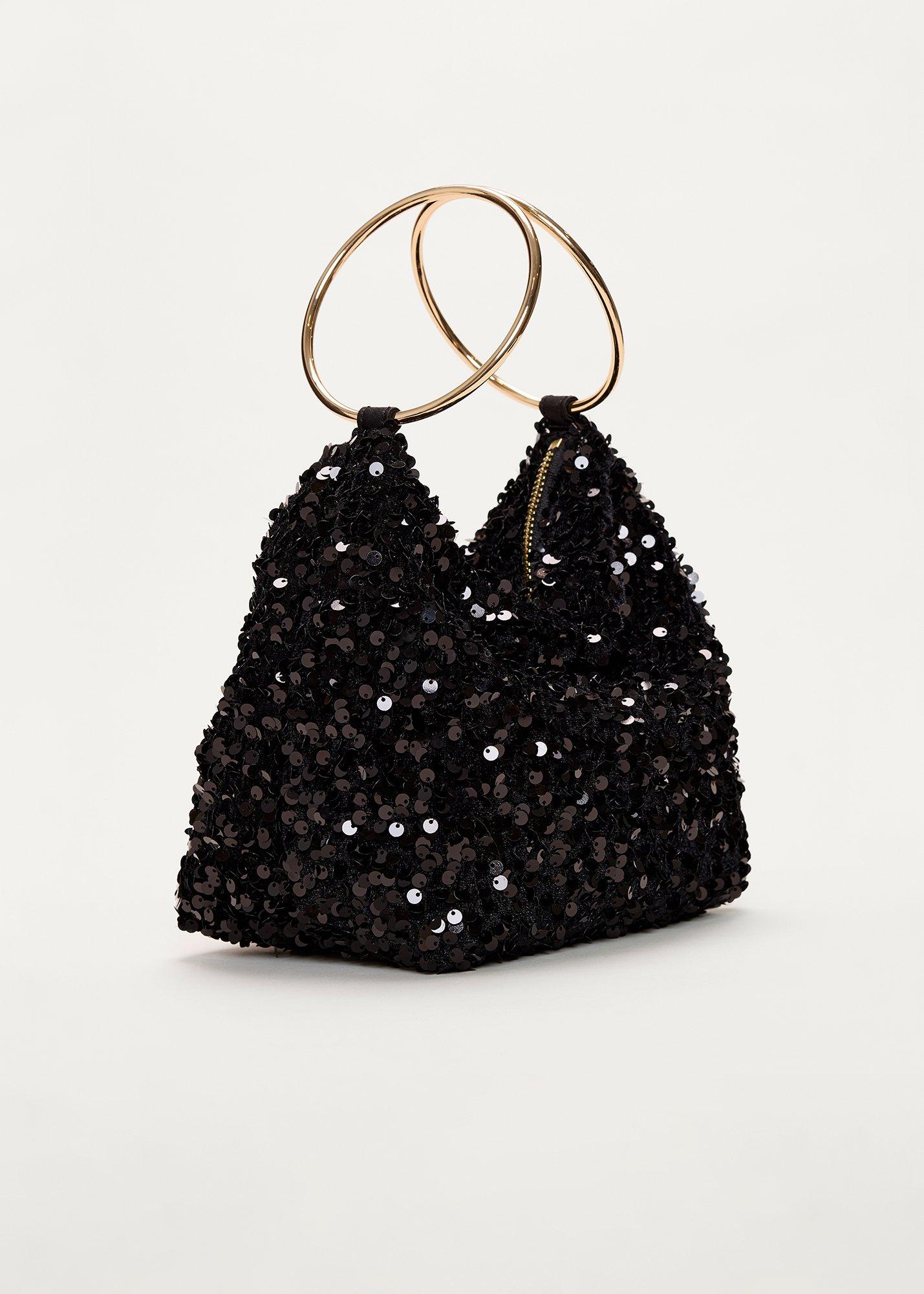 All Over Sequin Clutch Bag