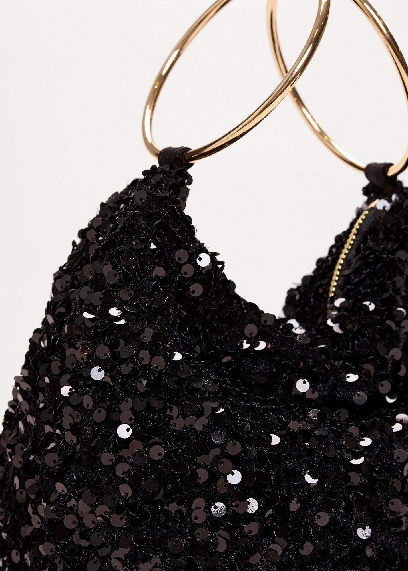 All Over Sequin Clutch Bag