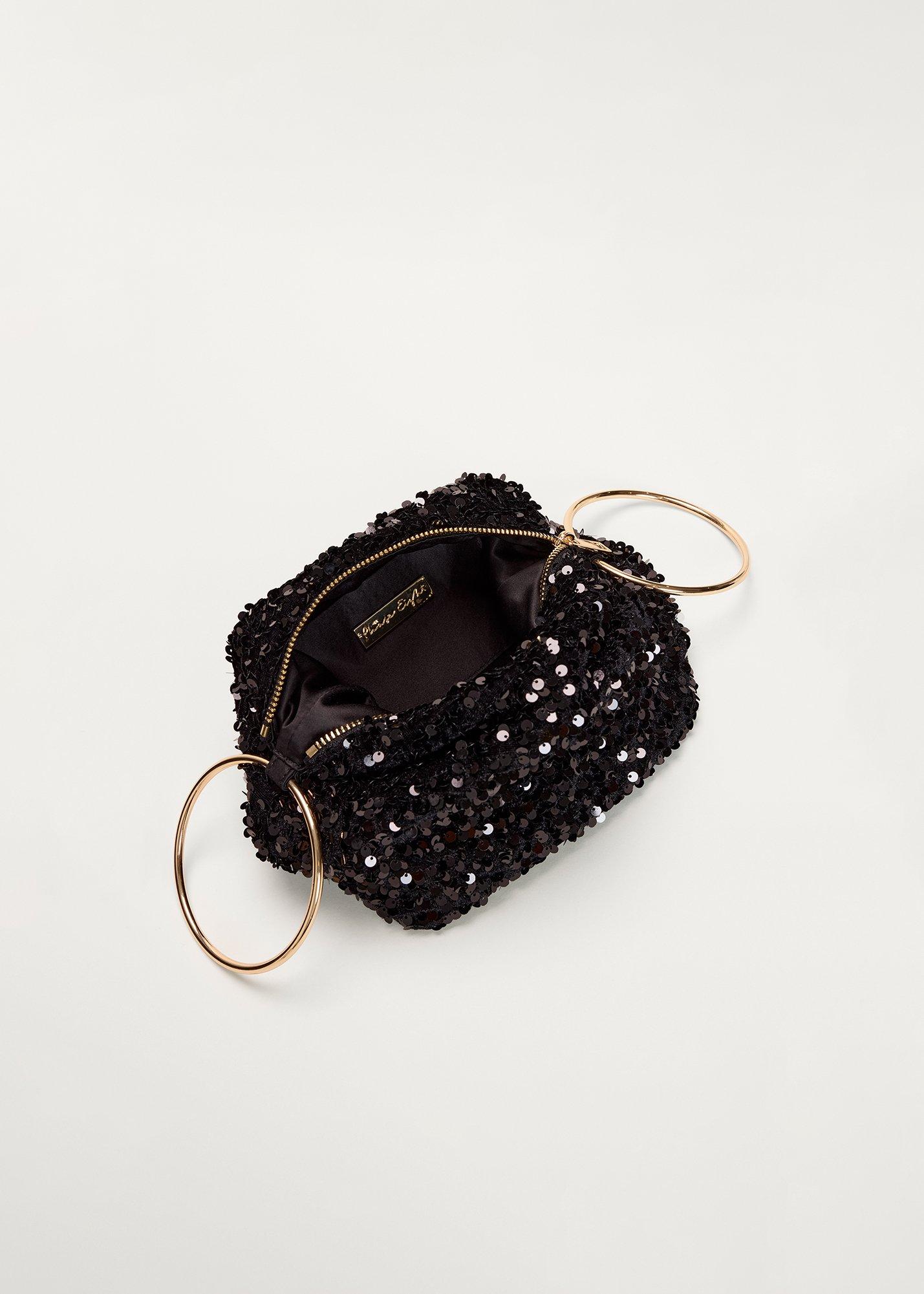 All Over Sequin Clutch Bag