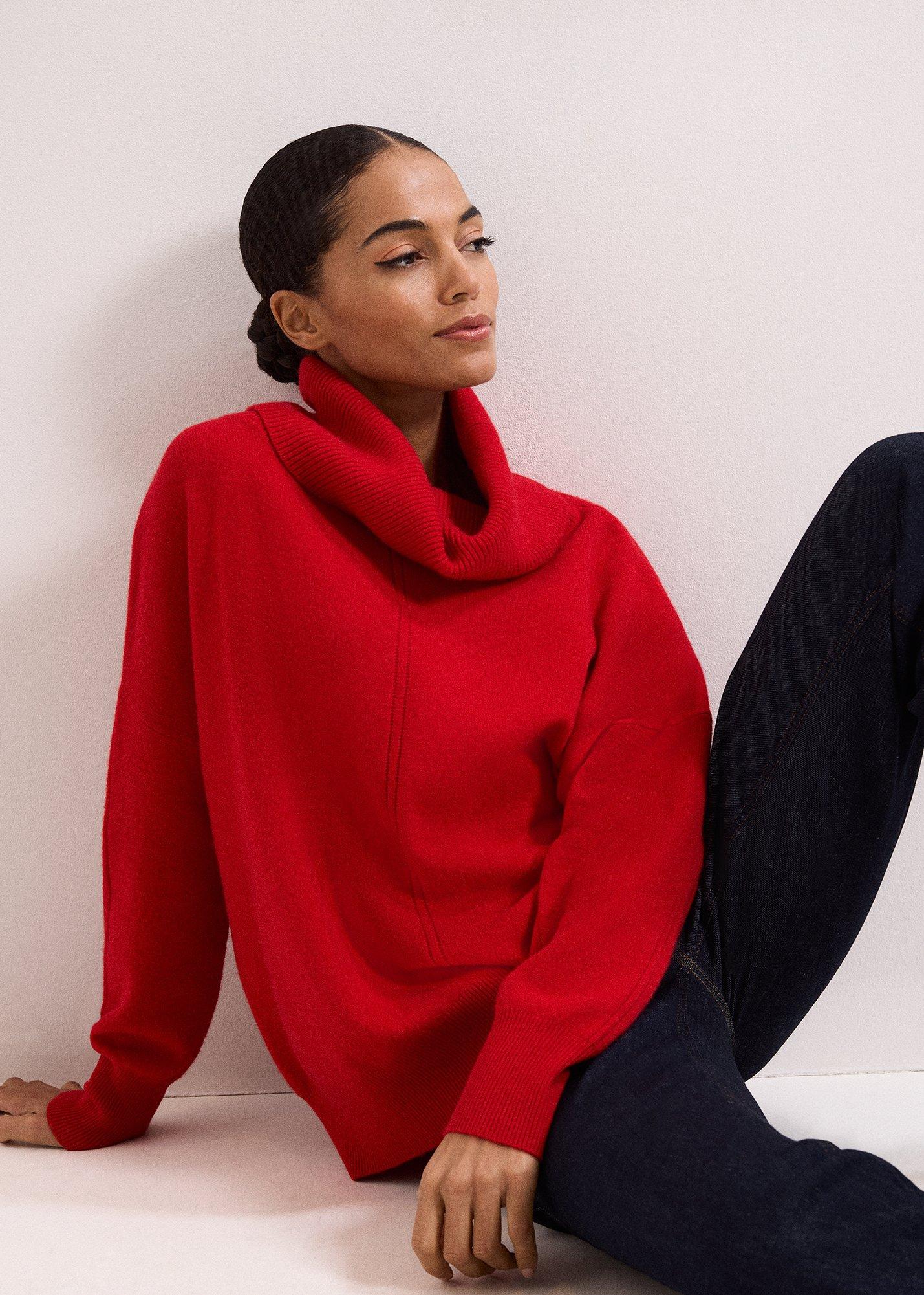 ${product-id}-Louanna Cashmere Blend Jumper-Red-${view-type}