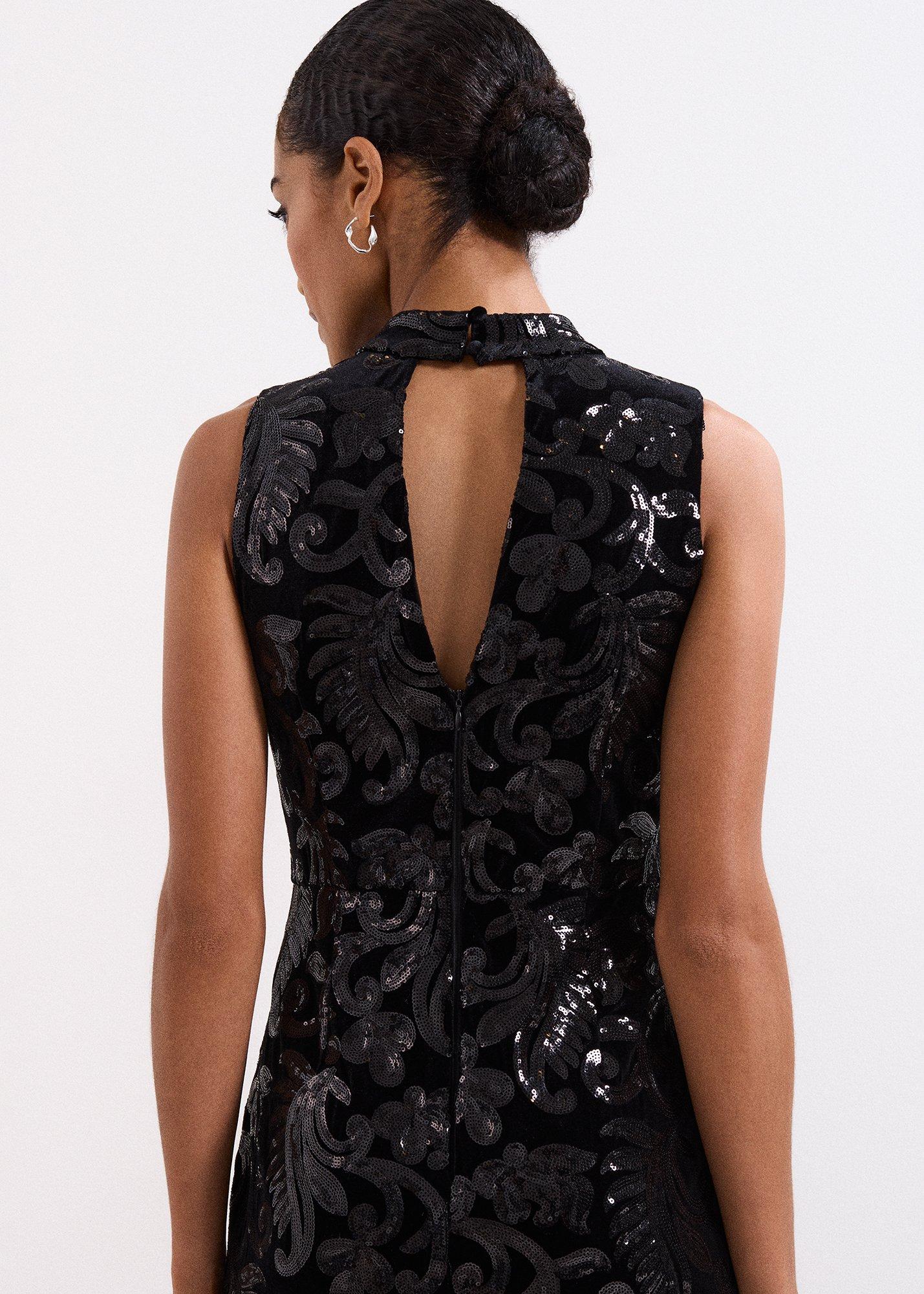 ${product-id}-Trudy Black Sequin Maxi Dress-Black-${view-type}