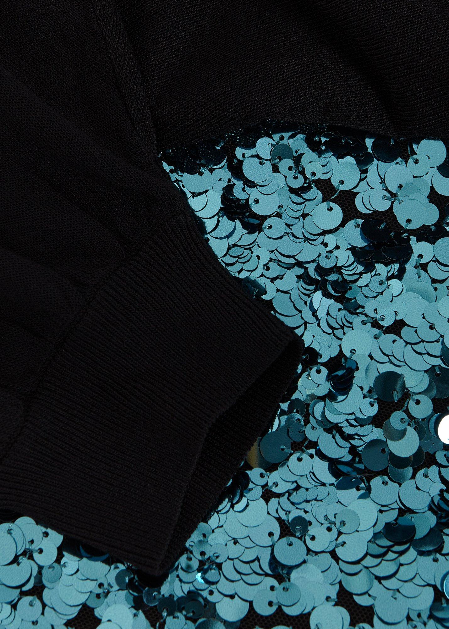 ${product-id}-Becca Batwing Sequin Dress-Black-${view-type}