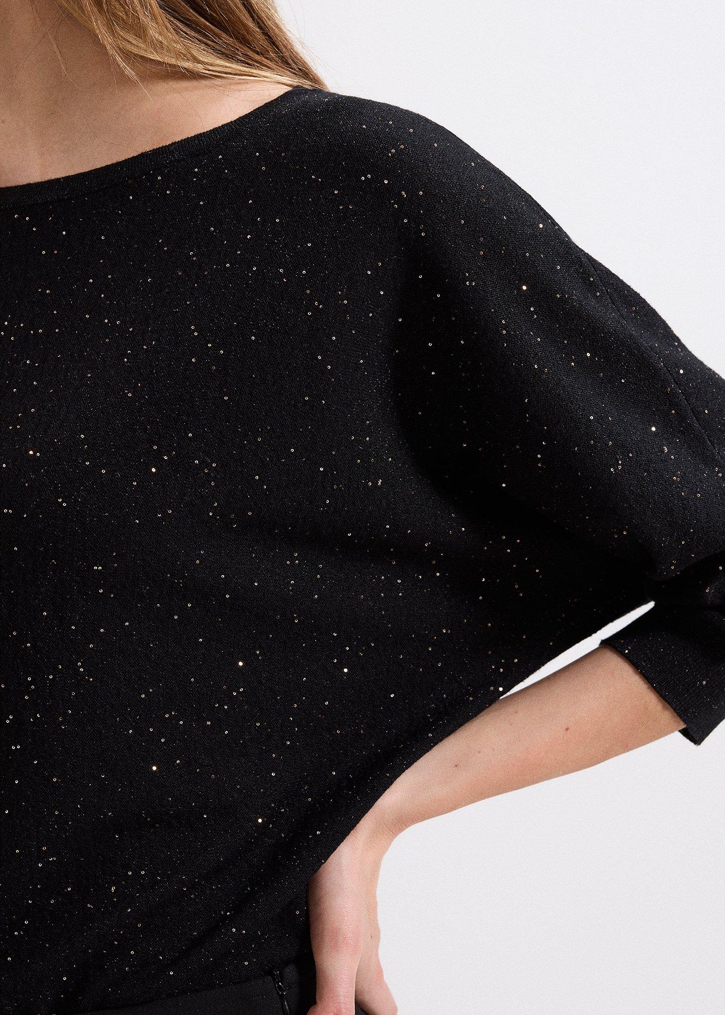 ${product-id}-Sequin Cristine Knit Jumper-Black-${view-type}