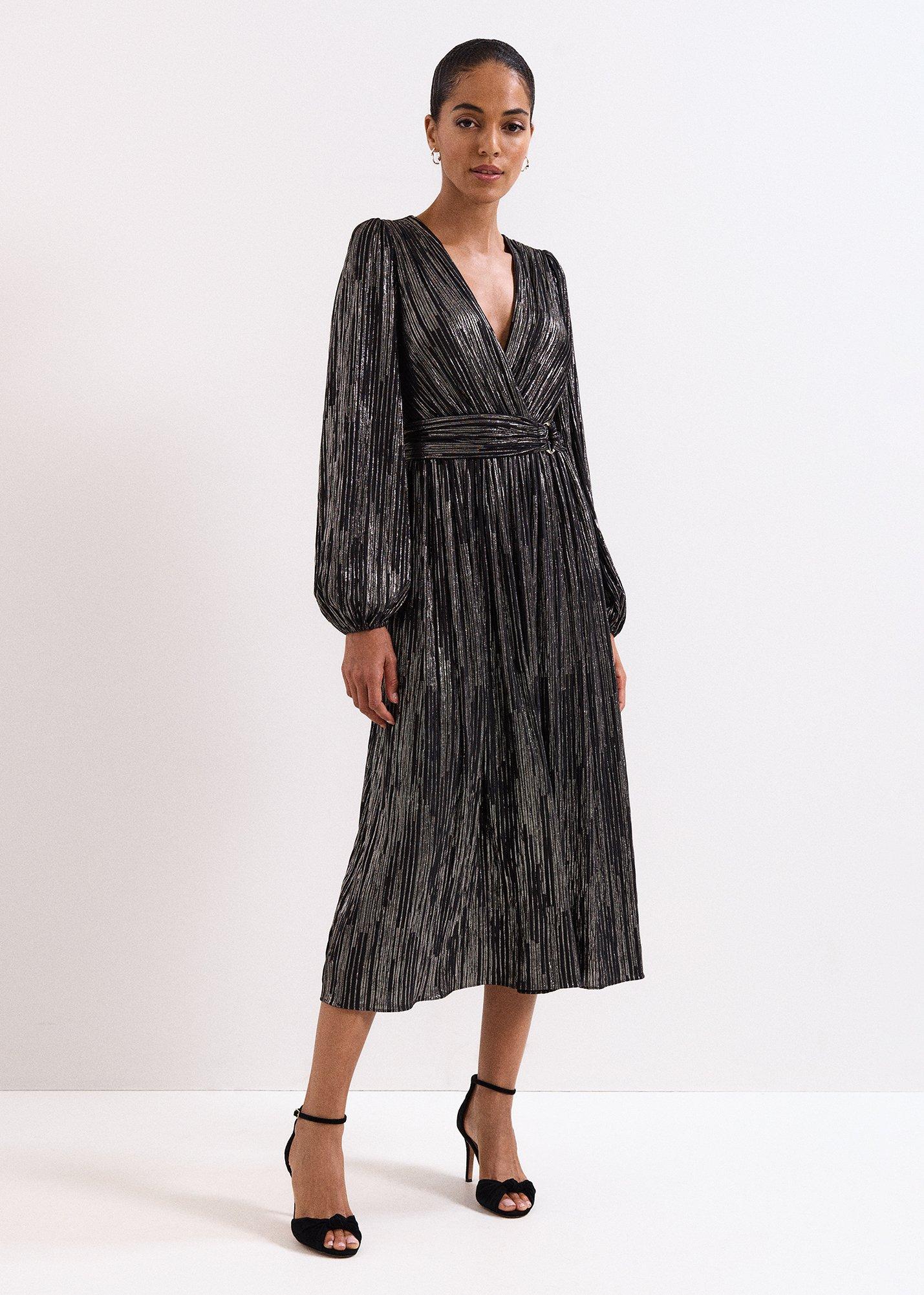 Emre Stripe Midi Dress