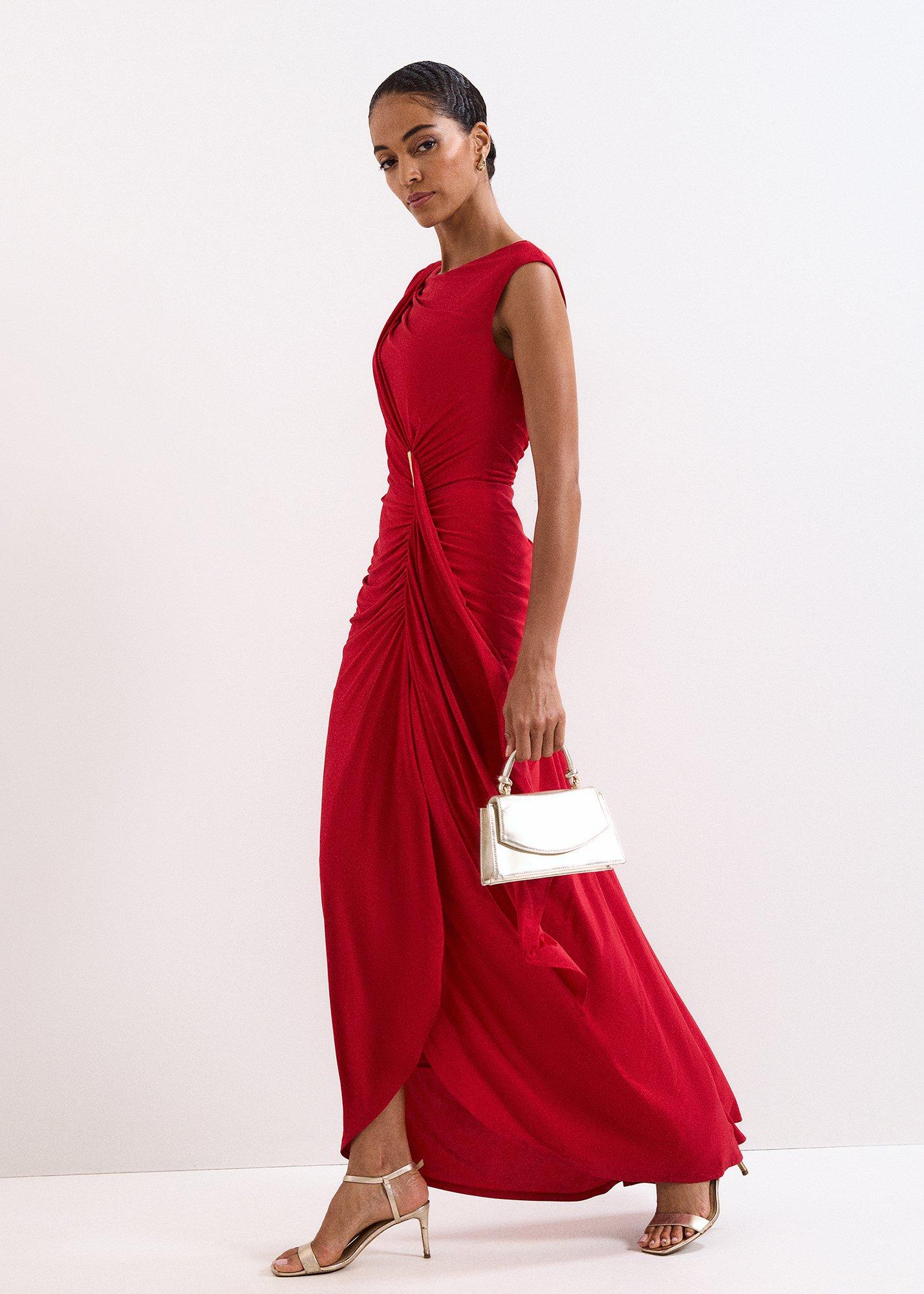 Donna Red Maxi Dress