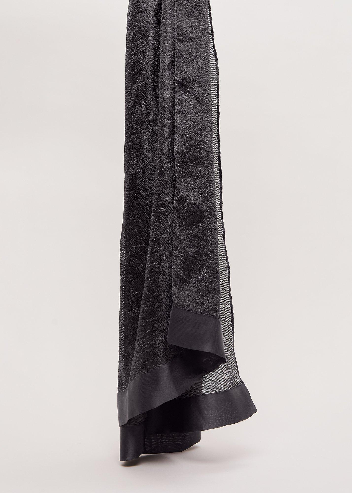 Satin Trim Scarf