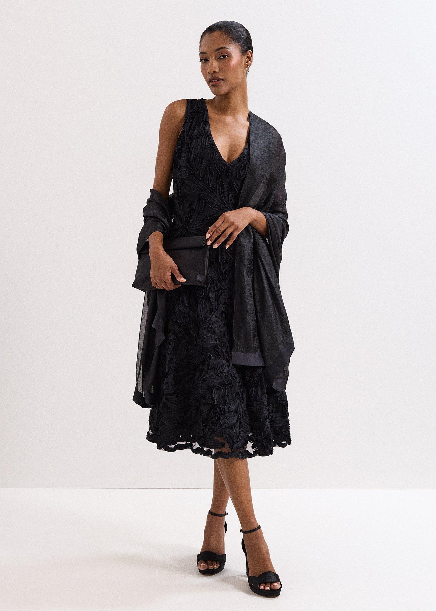 ${product-id}-Satin Trim Scarf-Black-${view-type}