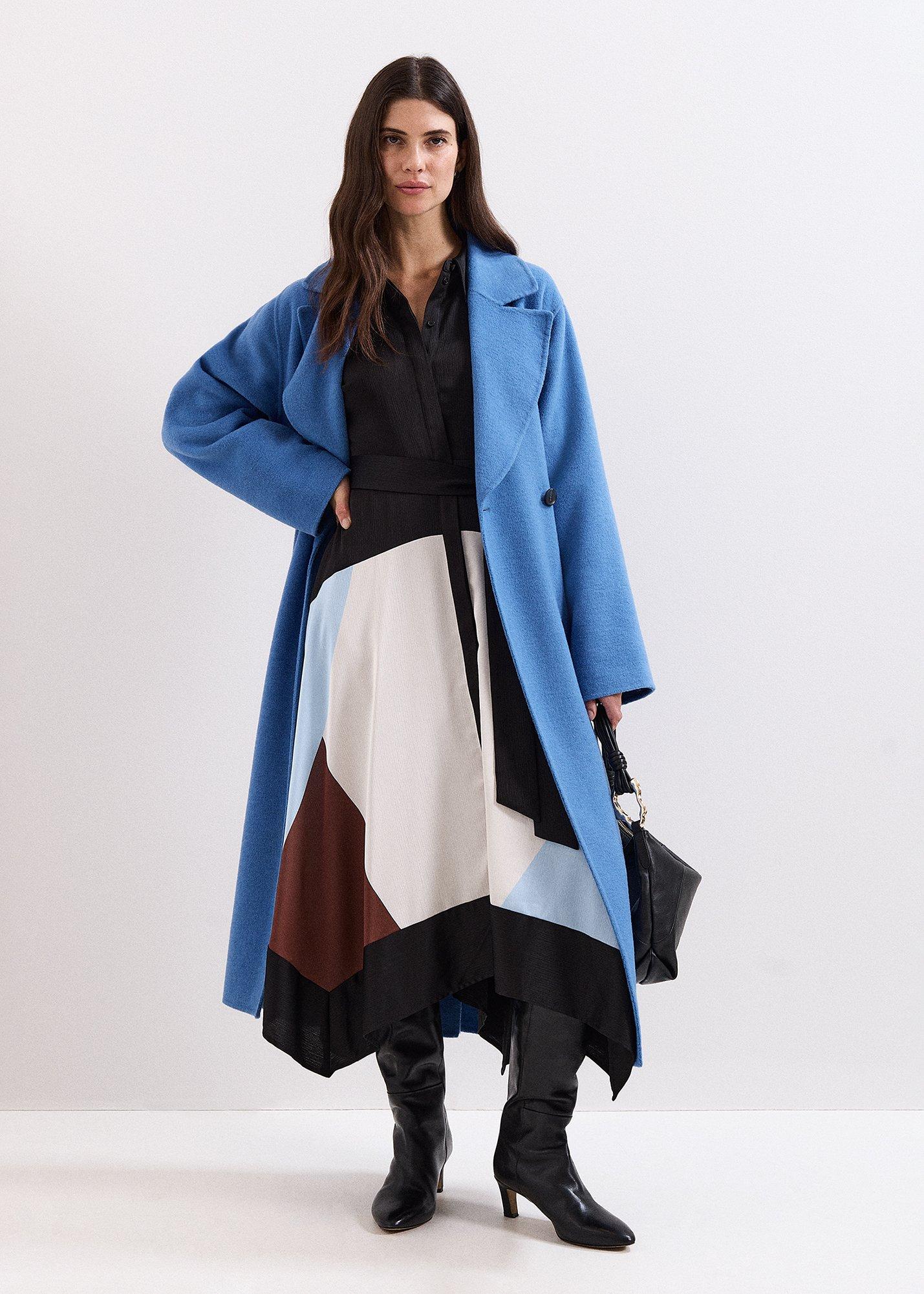 ${product-id}-Samalie Satin Colourblock Hanky Hem Dress-Black-${view-type}