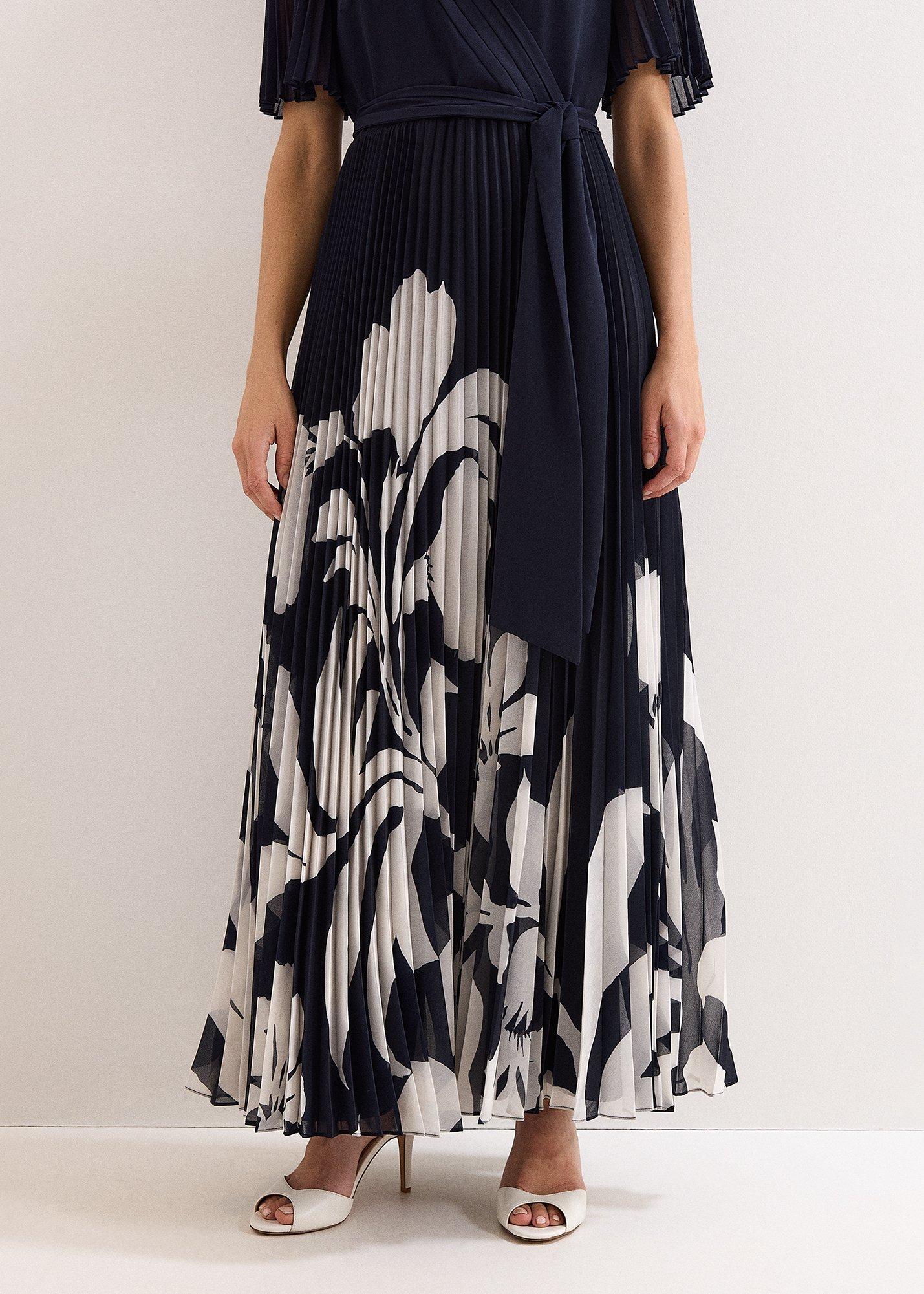 Abigail Textured Wrap Dress