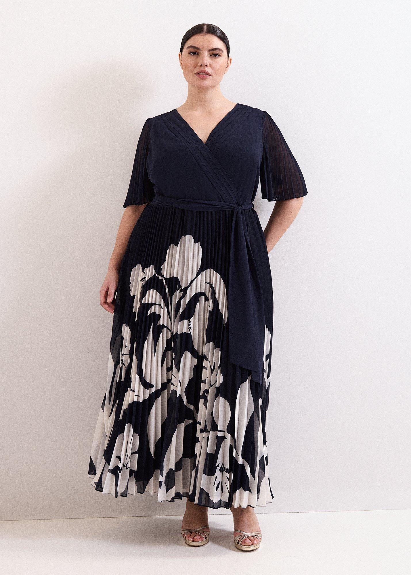 Abigail Textured Wrap Dress