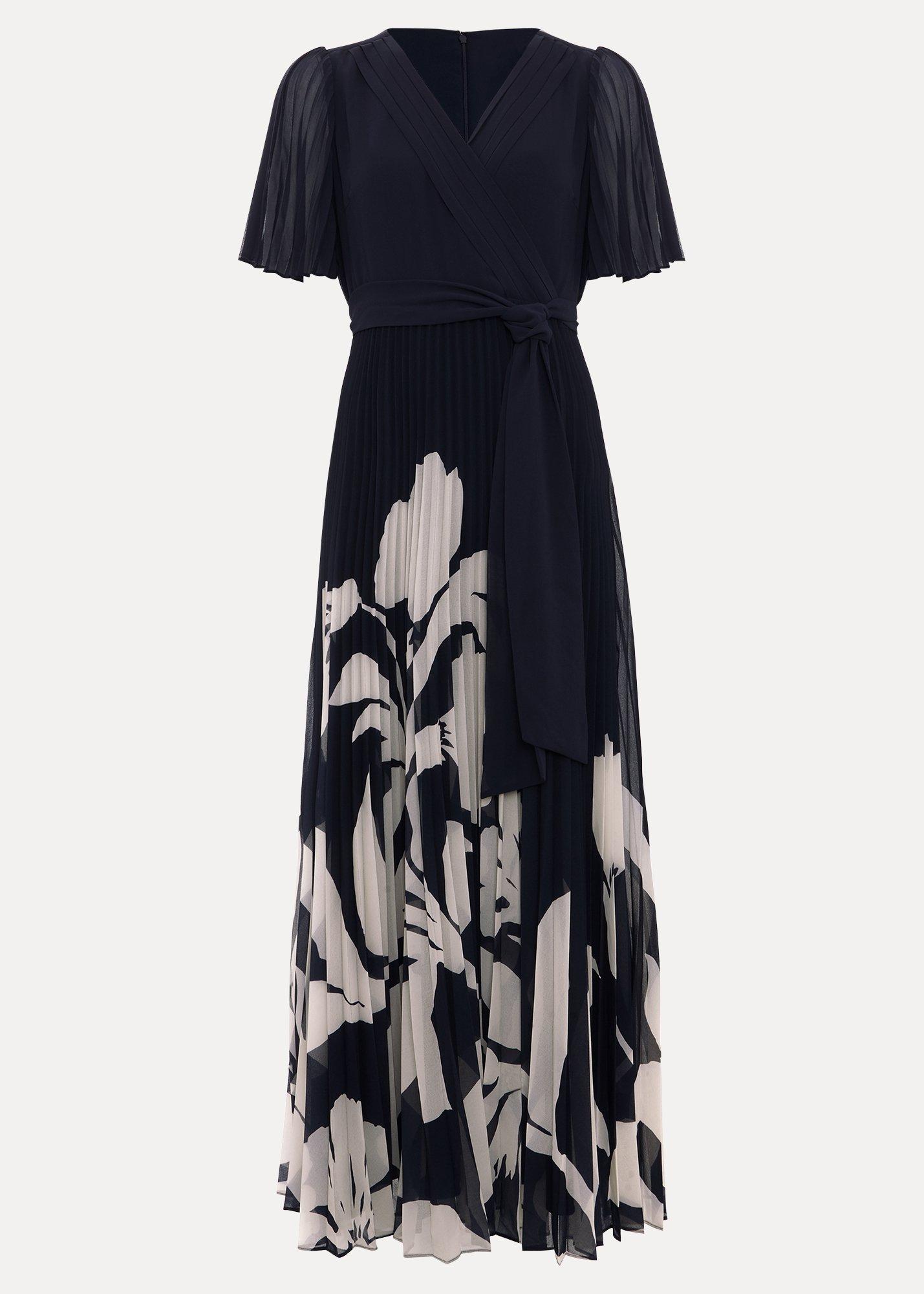 Abigail Textured Wrap Dress