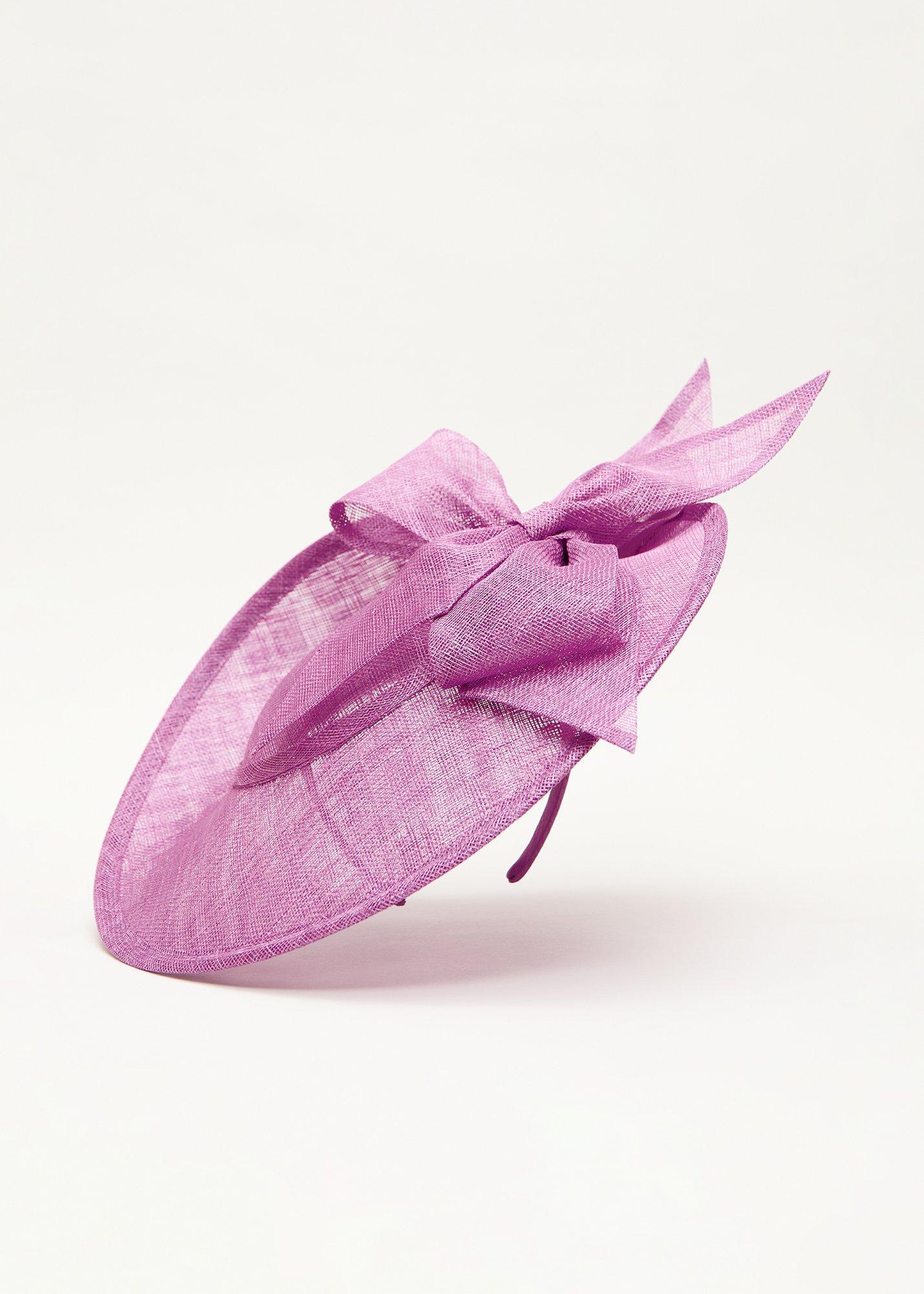 ${product-id}-Double Bow Disc Fascinator-Pink-${view-type}