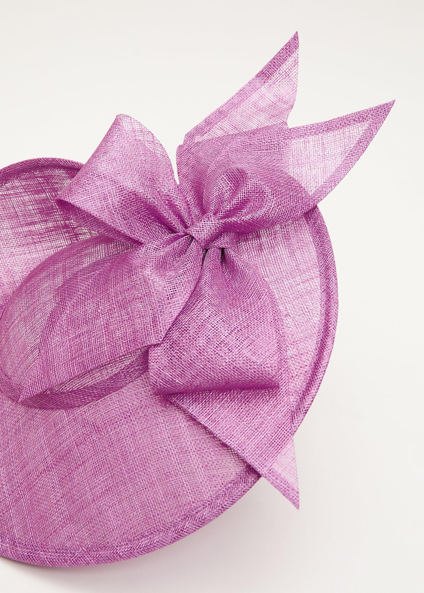 ${product-id}-Double Bow Disc Fascinator-Pink-${view-type}