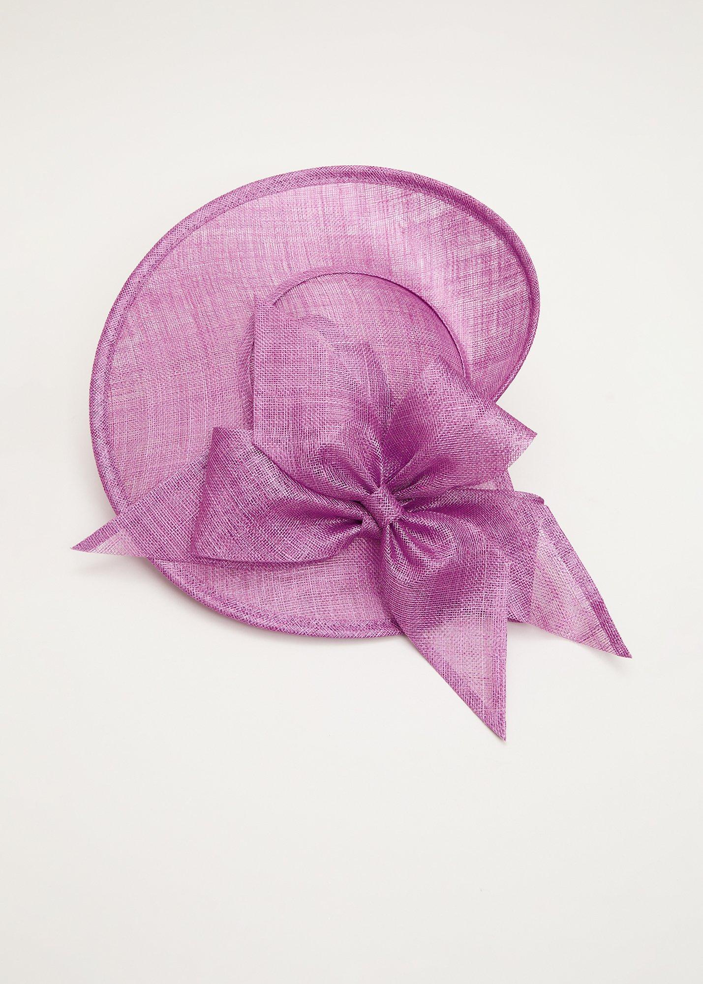 ${product-id}-Double Bow Disc Fascinator-Pink-${view-type}