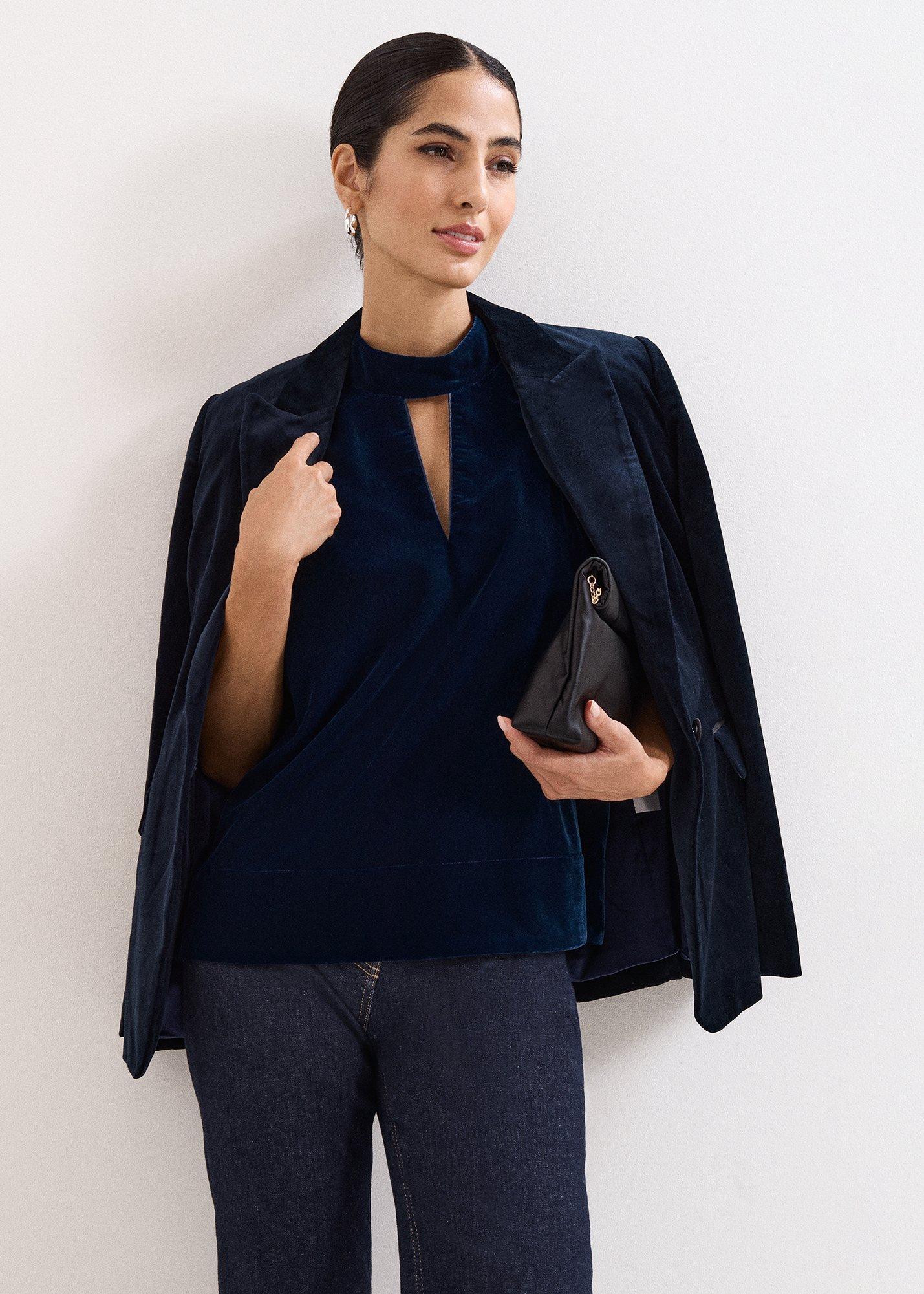 ${product-id}-Eilish Velvet Halter Top-Navy-${view-type}