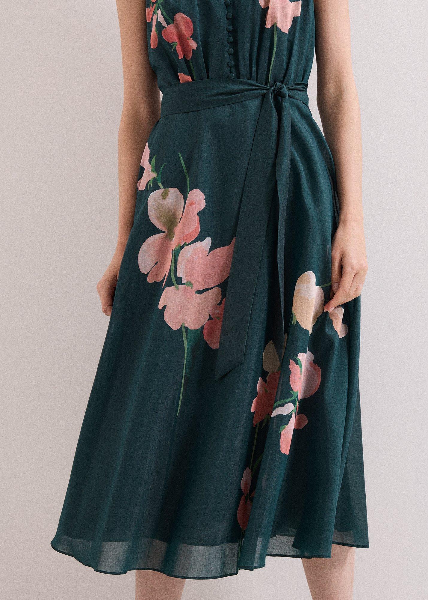 ${product-id}-Lucinda Button Floral Dress-Teal-${view-type}