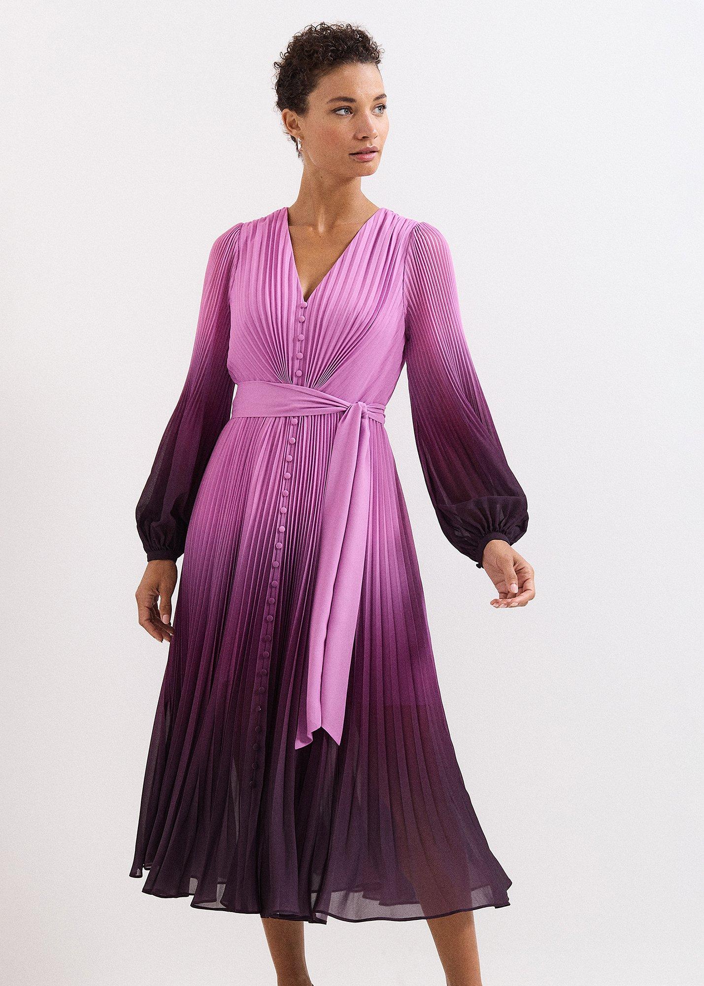 Mira Ombre Midi Dress