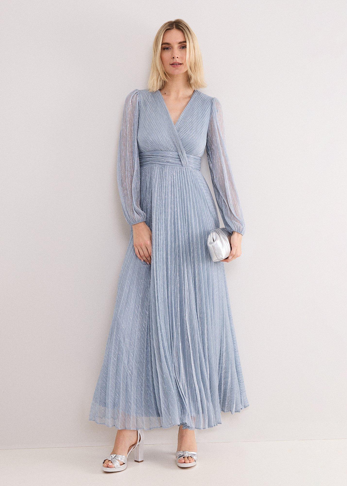 Harper Plisse Maxi Dress