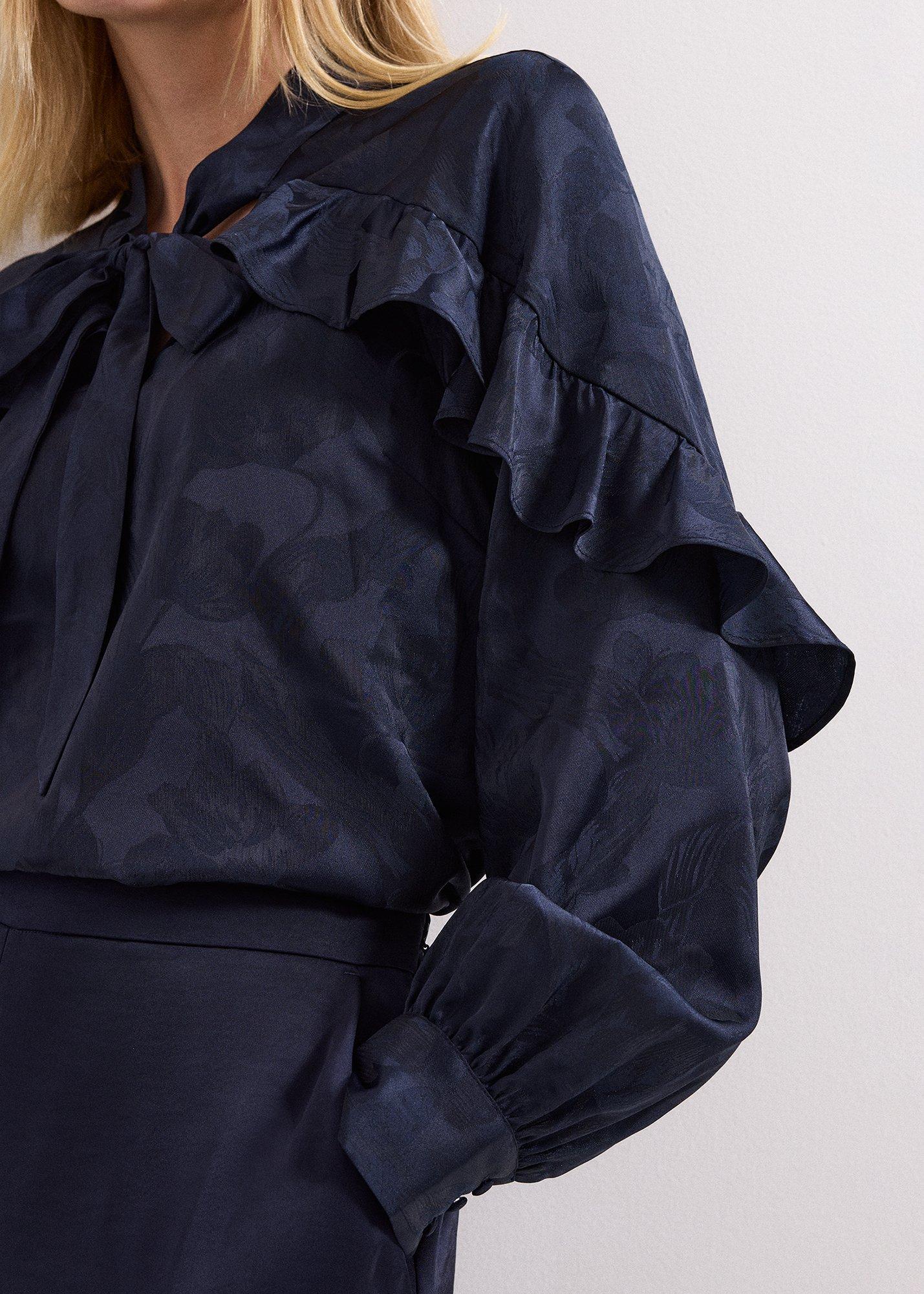 ${product-id}-Liberty Ruffle Blouse-Navy-${view-type}