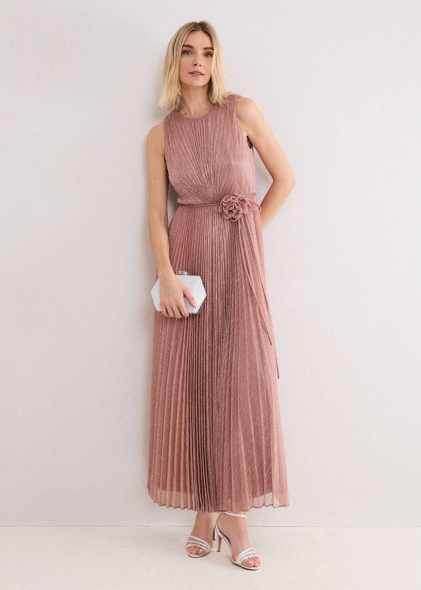 Simara Plisse Dress