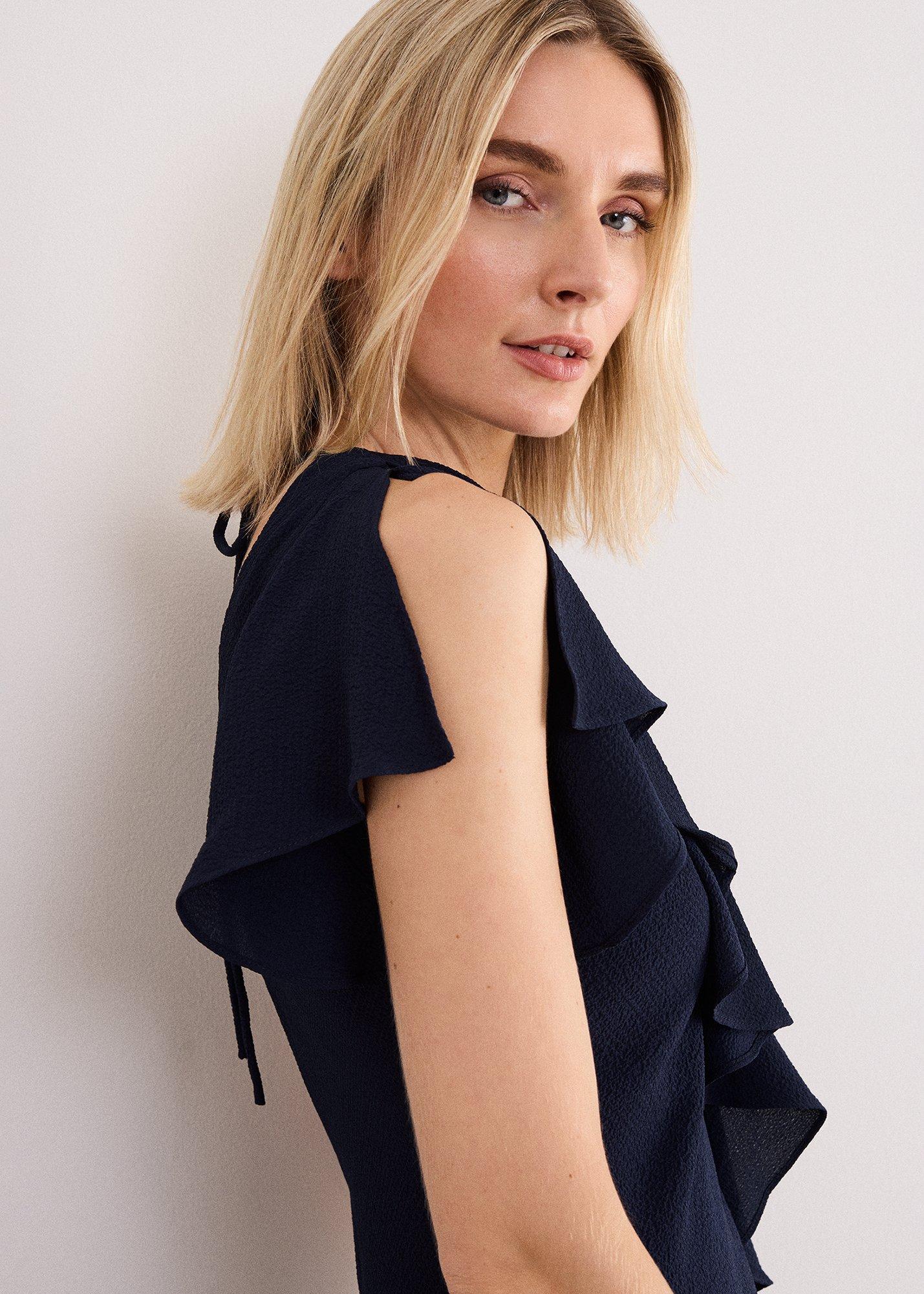 ${product-id}-Cosette Textured Midi Dress-Navy-${view-type}